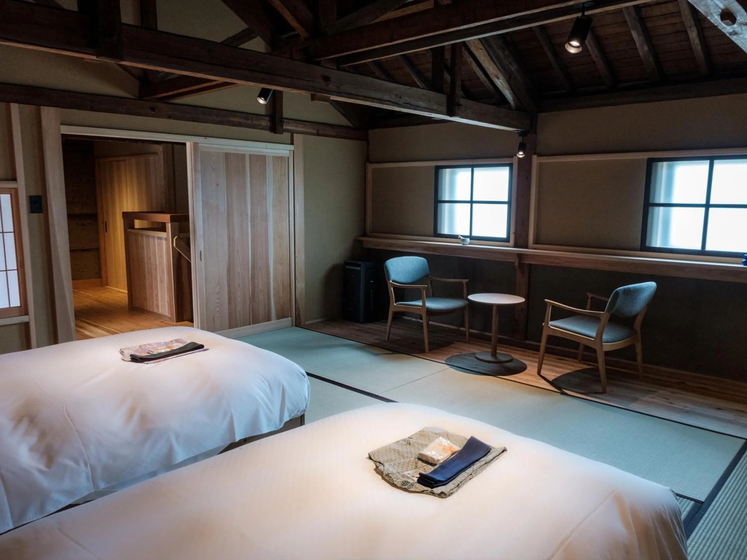 Bedroom, Bed in NIPPONIA HOTEL Yamefukushima Merchant Town