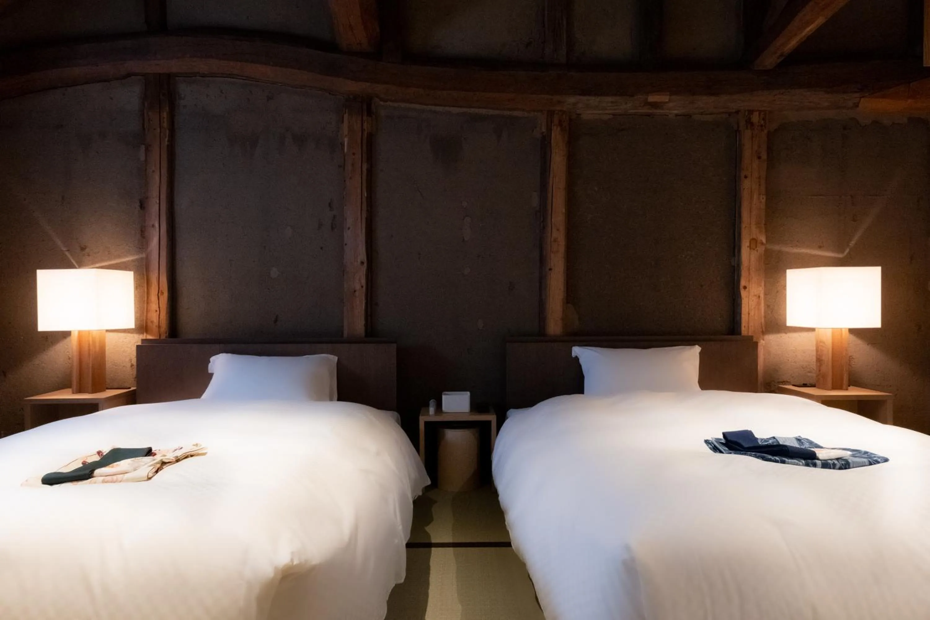 Bedroom, Bed in NIPPONIA HOTEL Yamefukushima Merchant Town