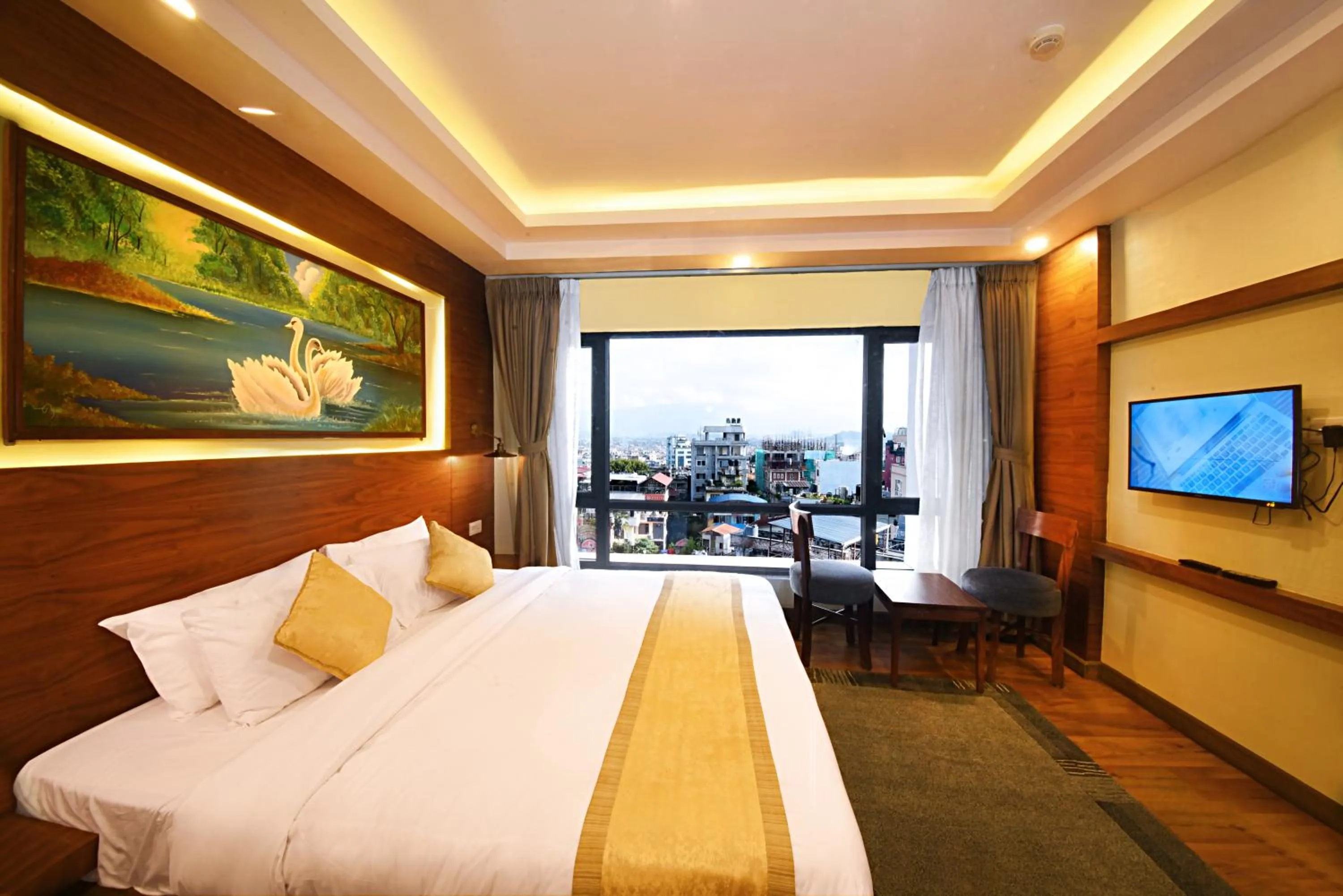 Bed in Woodapple Hotel and Spa