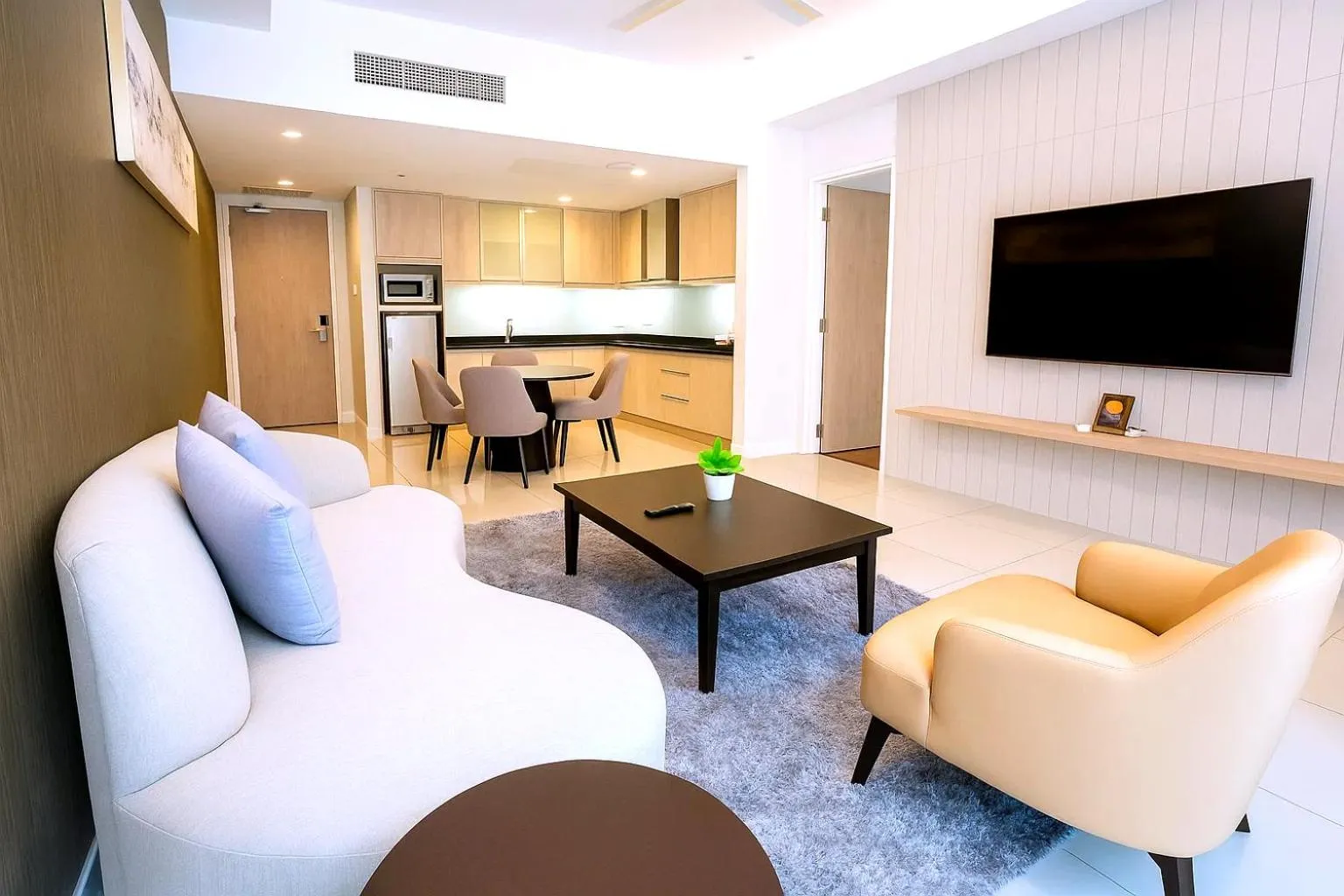 Living room in Cormar Suites Kuala Lumpur