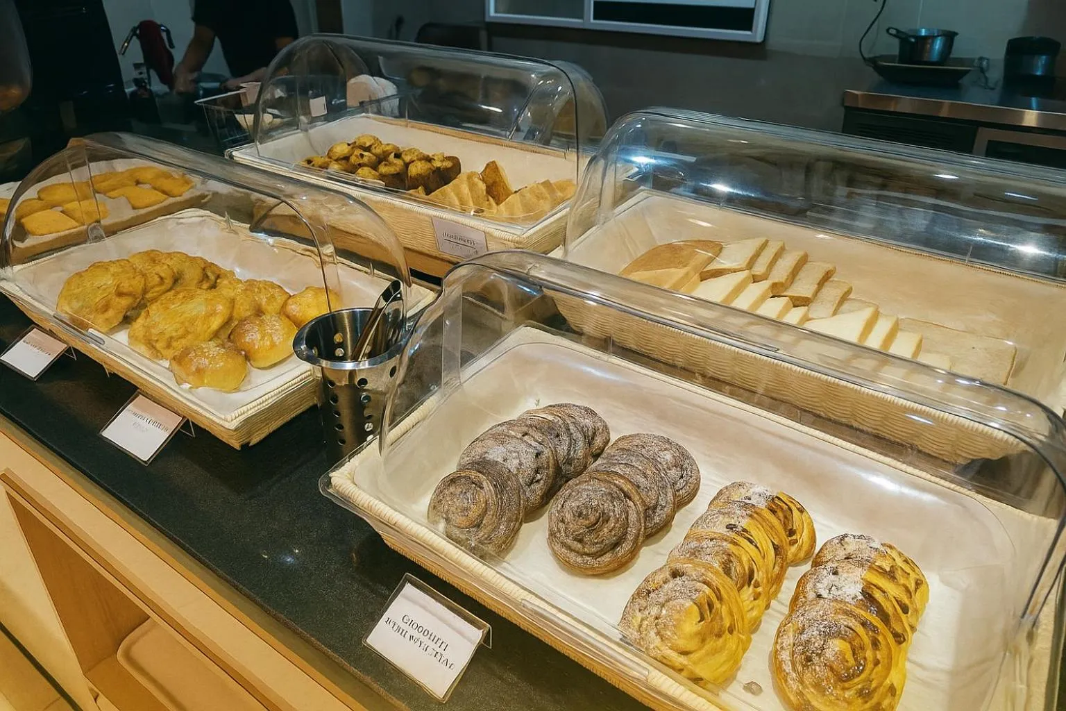 Buffet breakfast in Cormar Suites Kuala Lumpur