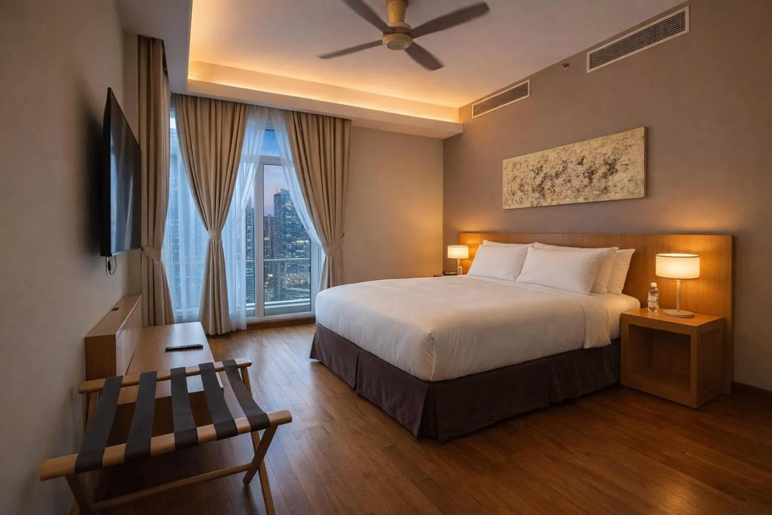 Bedroom, Bed in Cormar Suites Kuala Lumpur