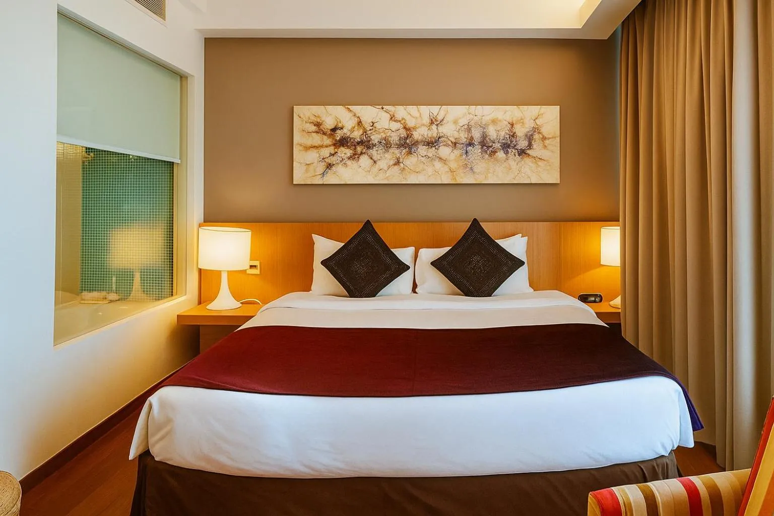 Bed in Cormar Suites Kuala Lumpur