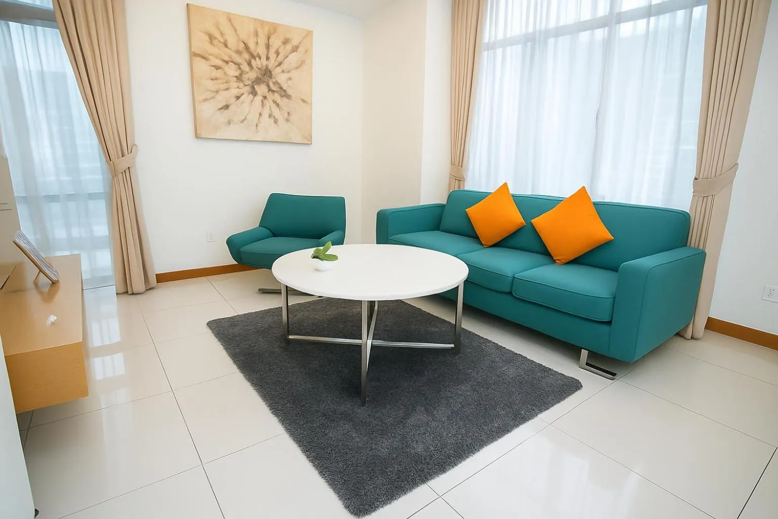 Living room in Cormar Suites Kuala Lumpur