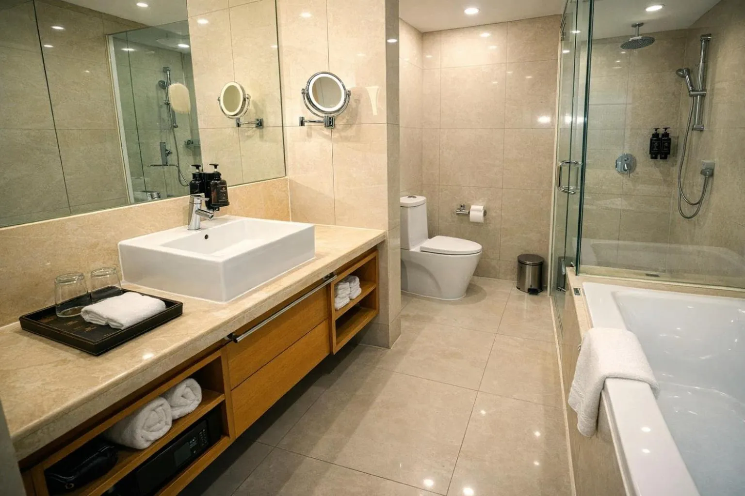 Bathroom in Cormar Suites Kuala Lumpur