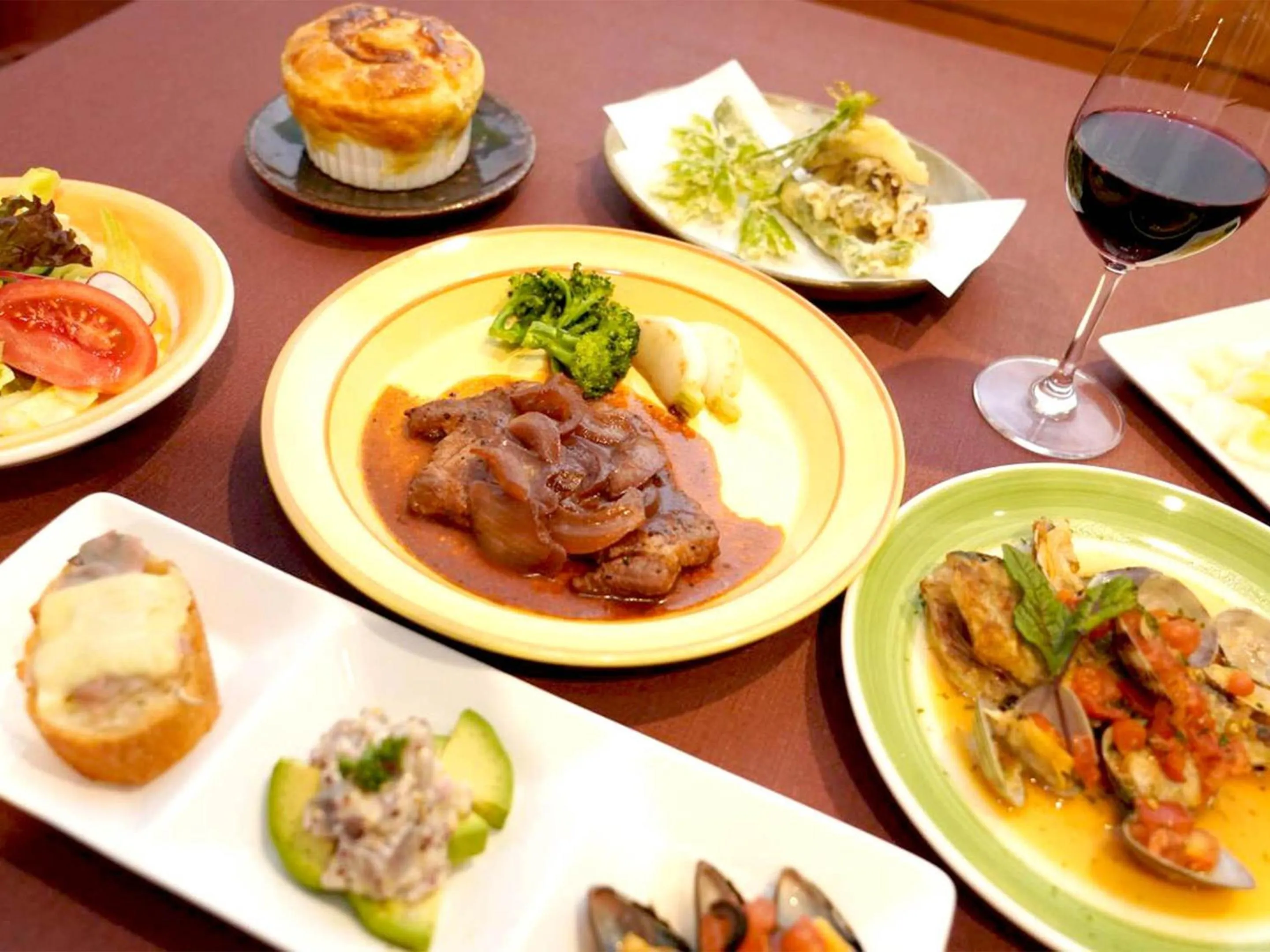 Dinner in Pension Asanebou