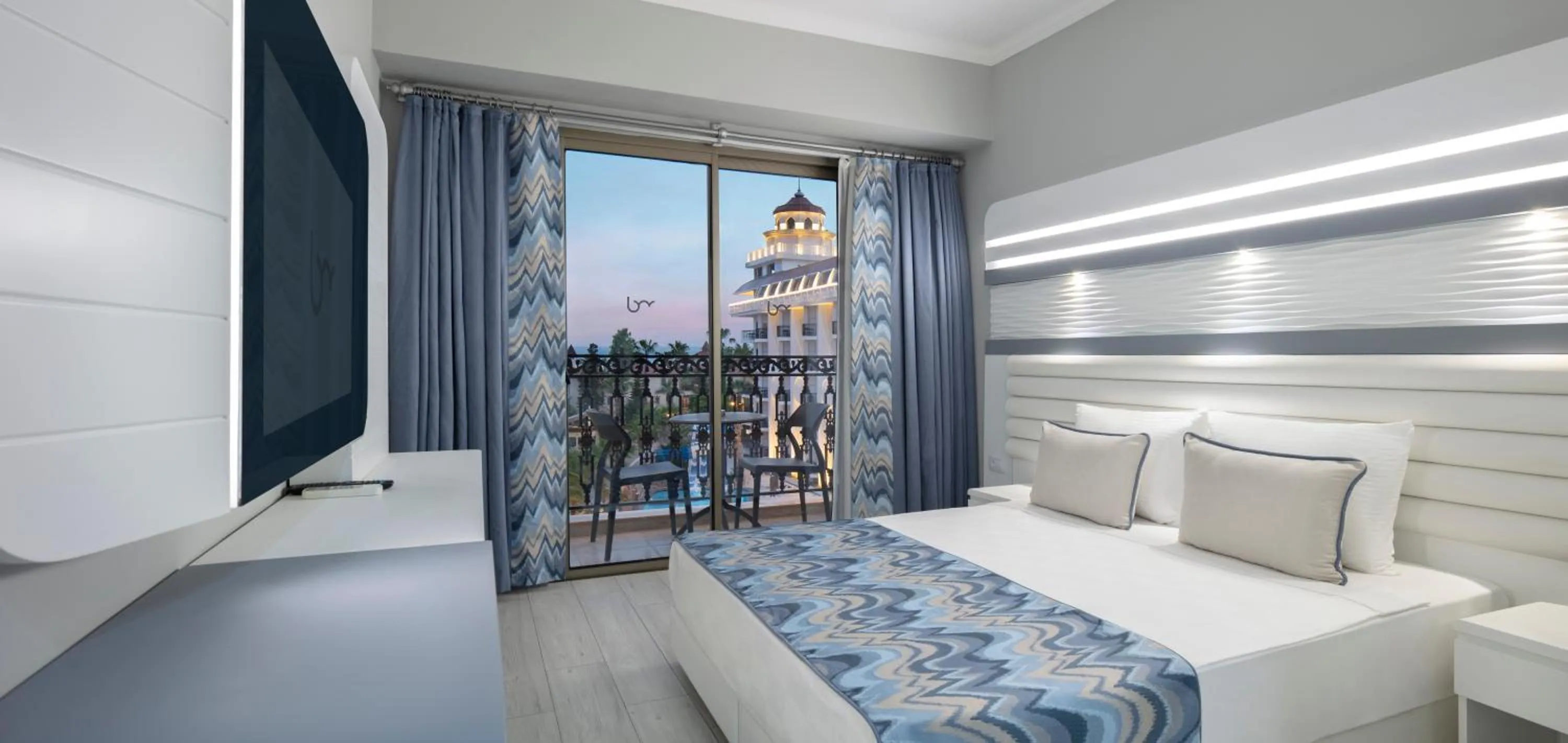 Bedroom, Bed in Blue Marlin Deluxe Spa & Resort - Ultra All Inclusive