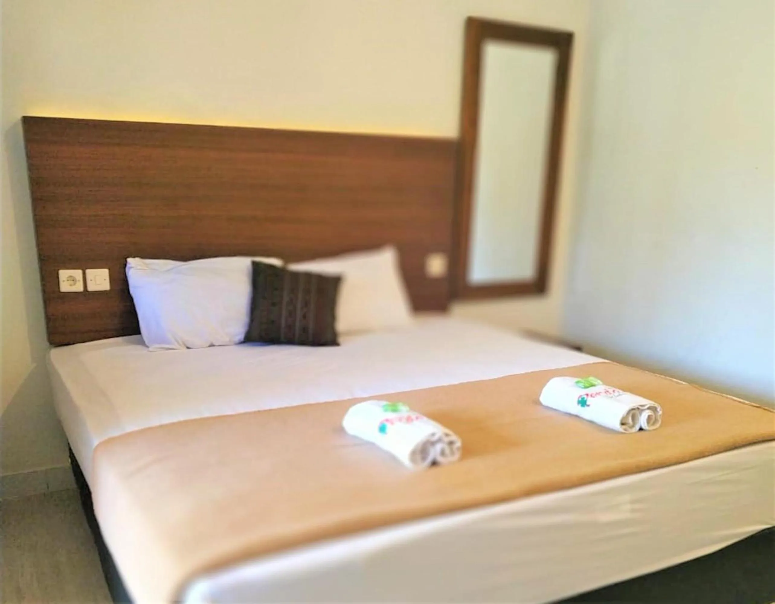 Bed in Hotel Perdana