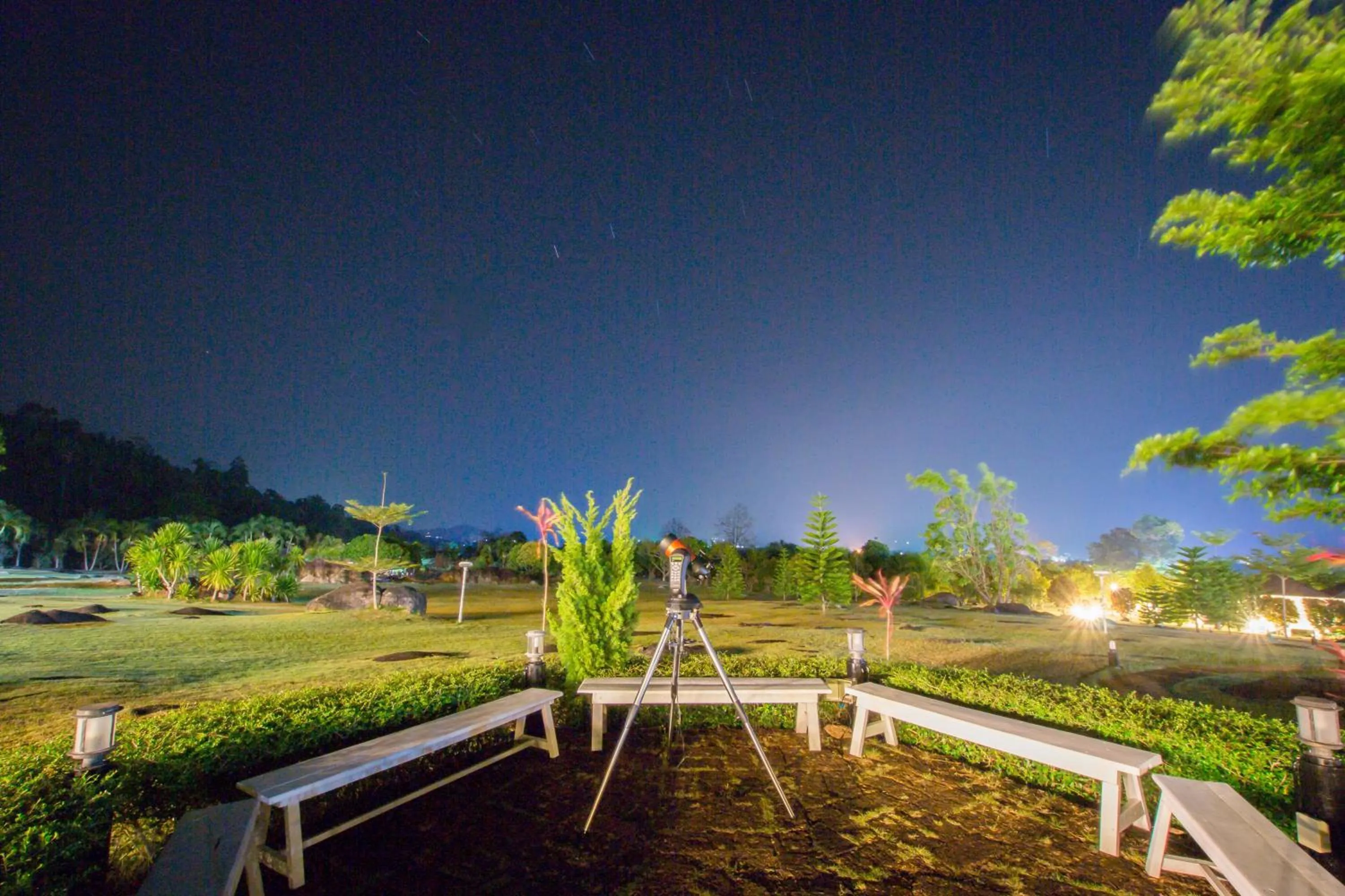 Night in The Natural Garden Resort