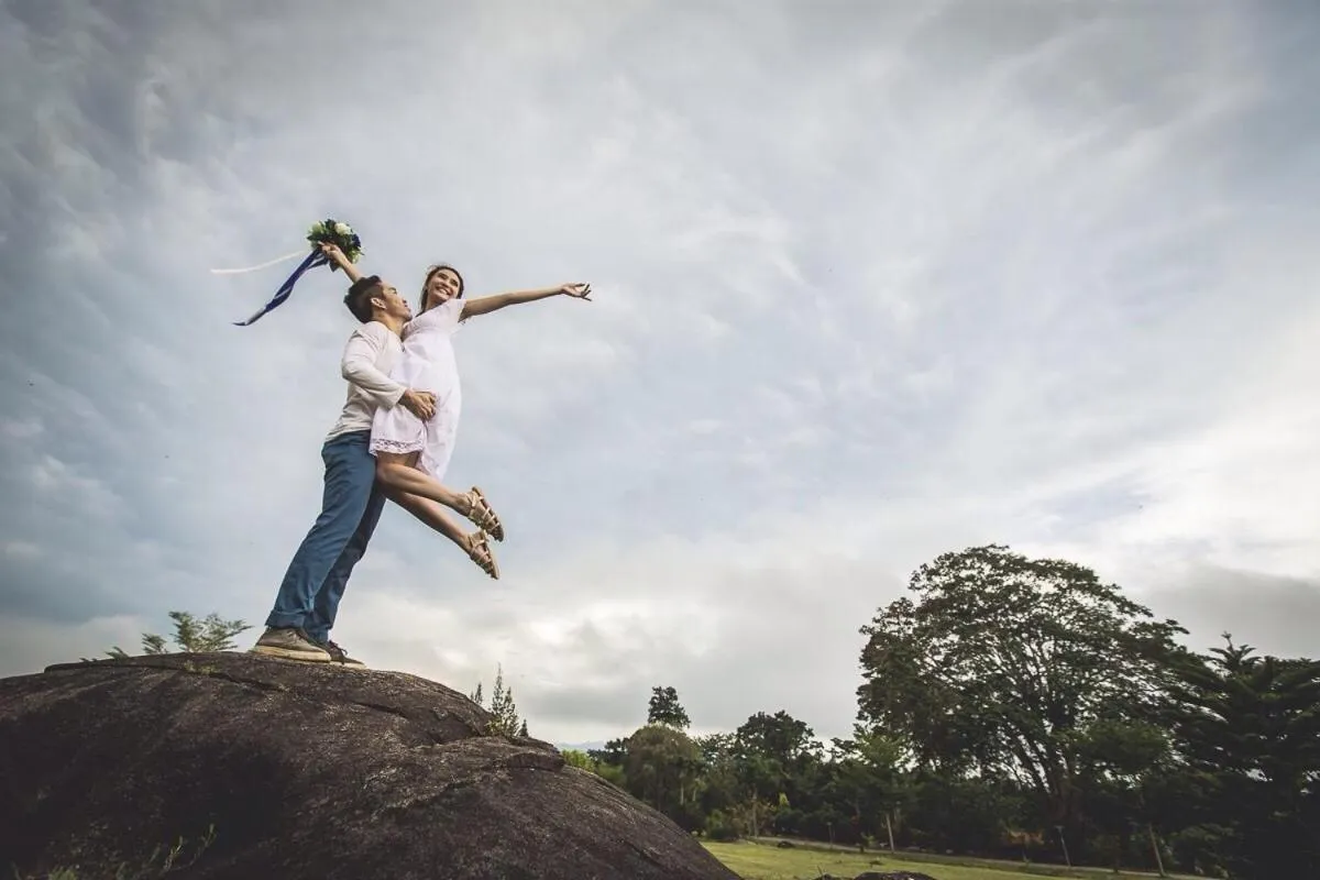 People in The Natural Garden Resort