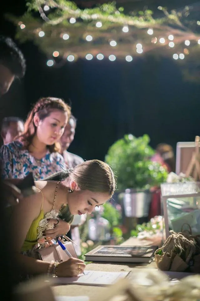 group of guests in The Natural Garden Resort