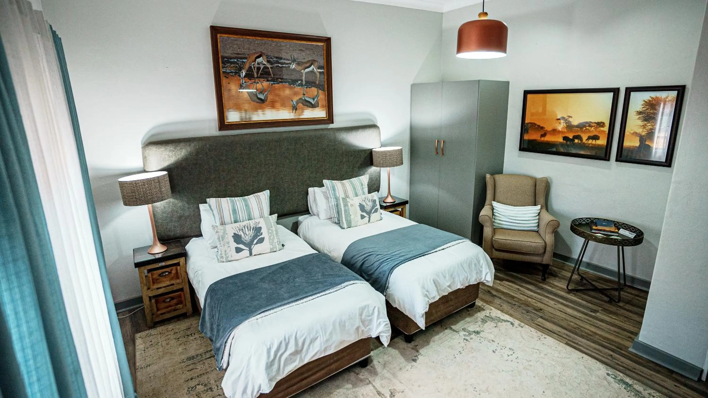 Bed in Jonkershoek Guest Farm