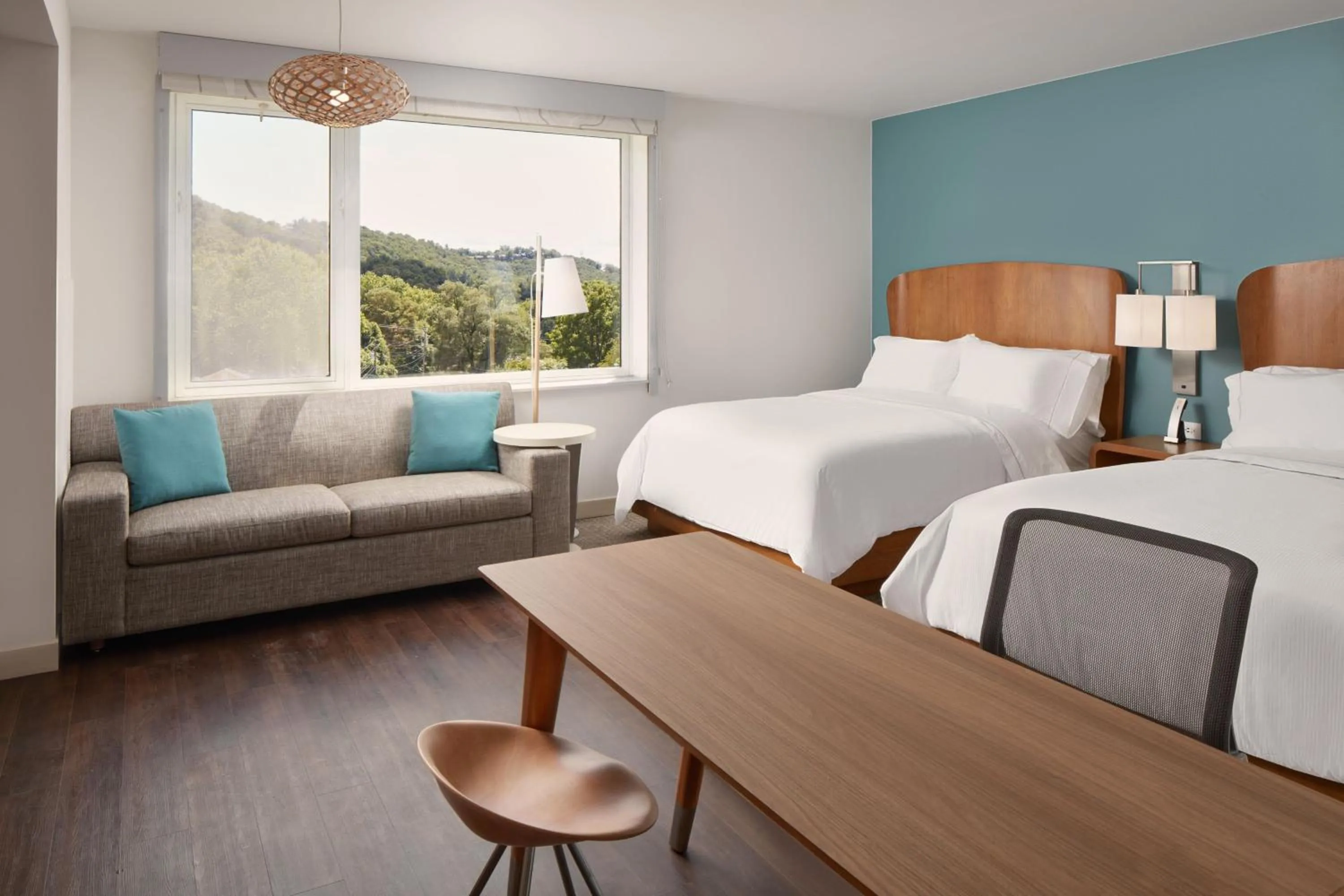 Photo of the whole room, Bed in Element Asheville Downtown