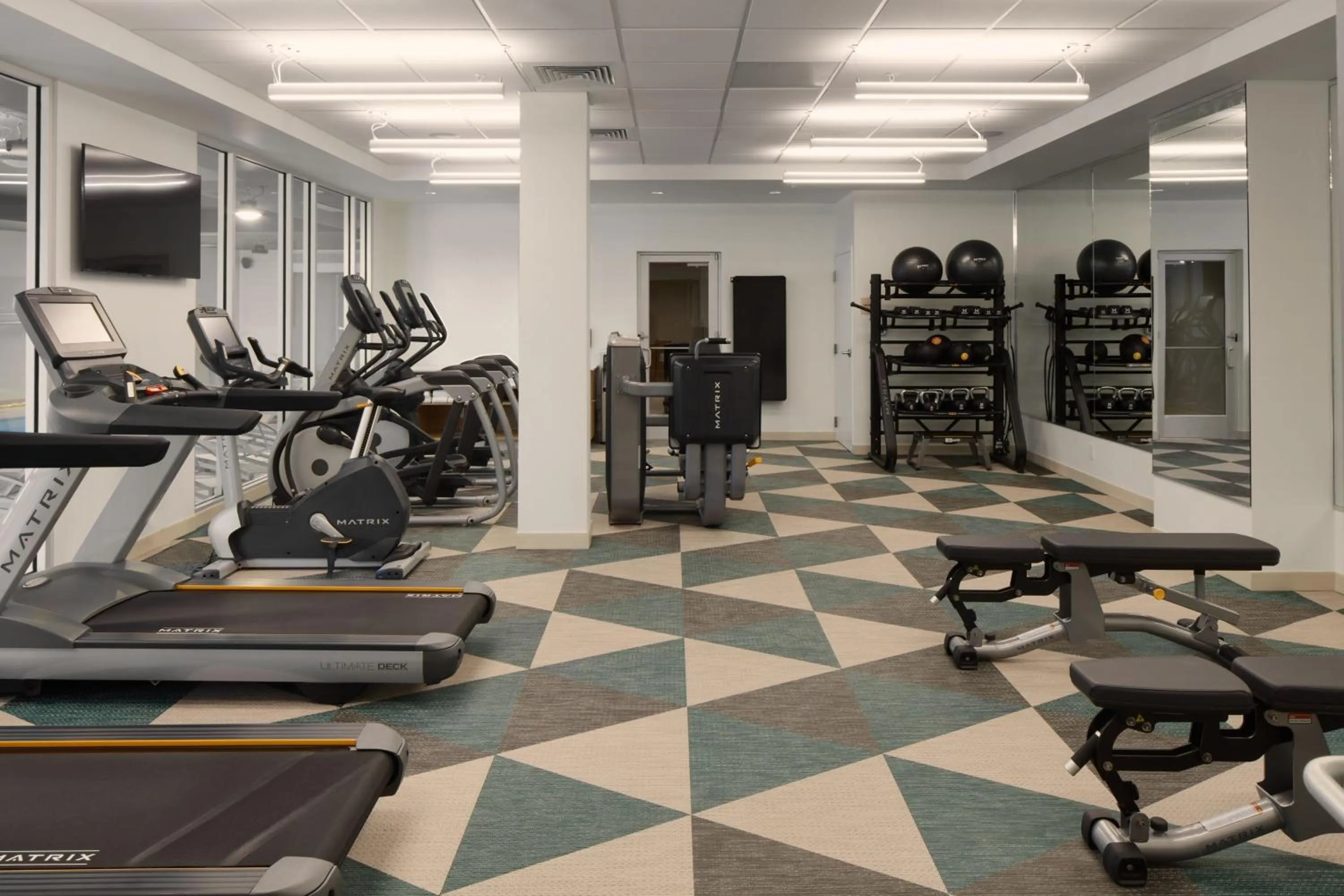 Fitness centre/facilities in Element Asheville Downtown