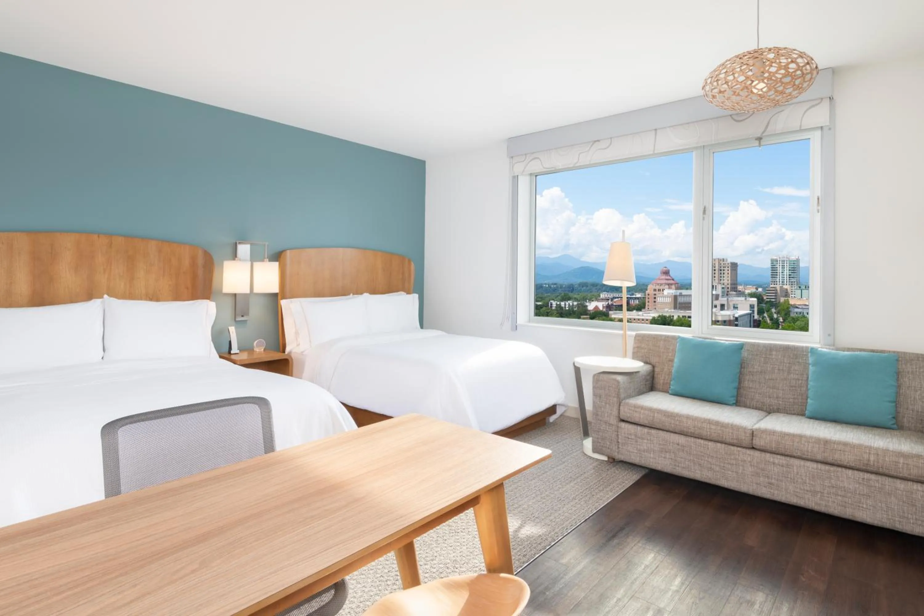 Bedroom, Bed in Element Asheville Downtown