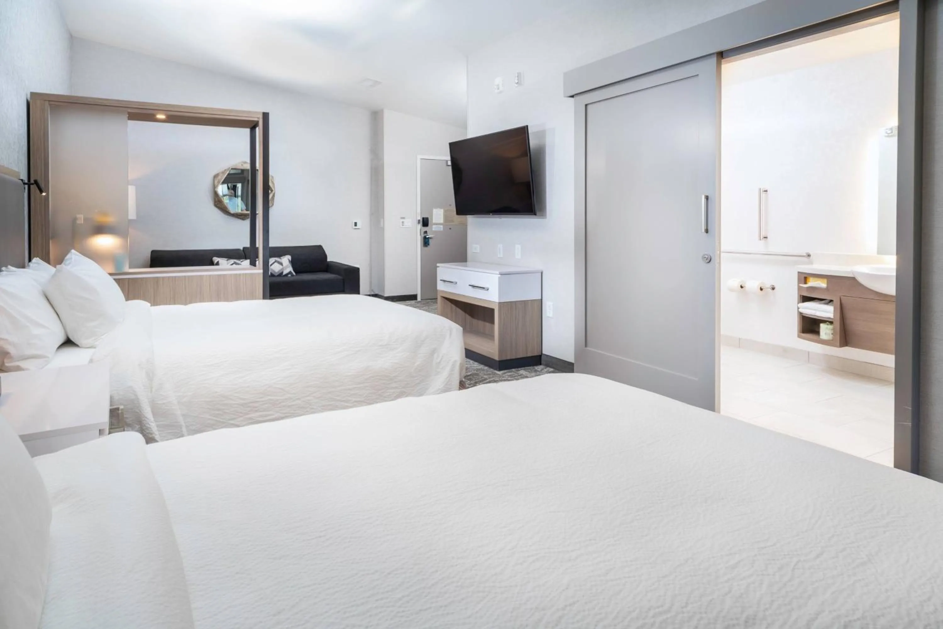 Photo of the whole room, Bed in SpringHill Suites Island Park Yellowstone