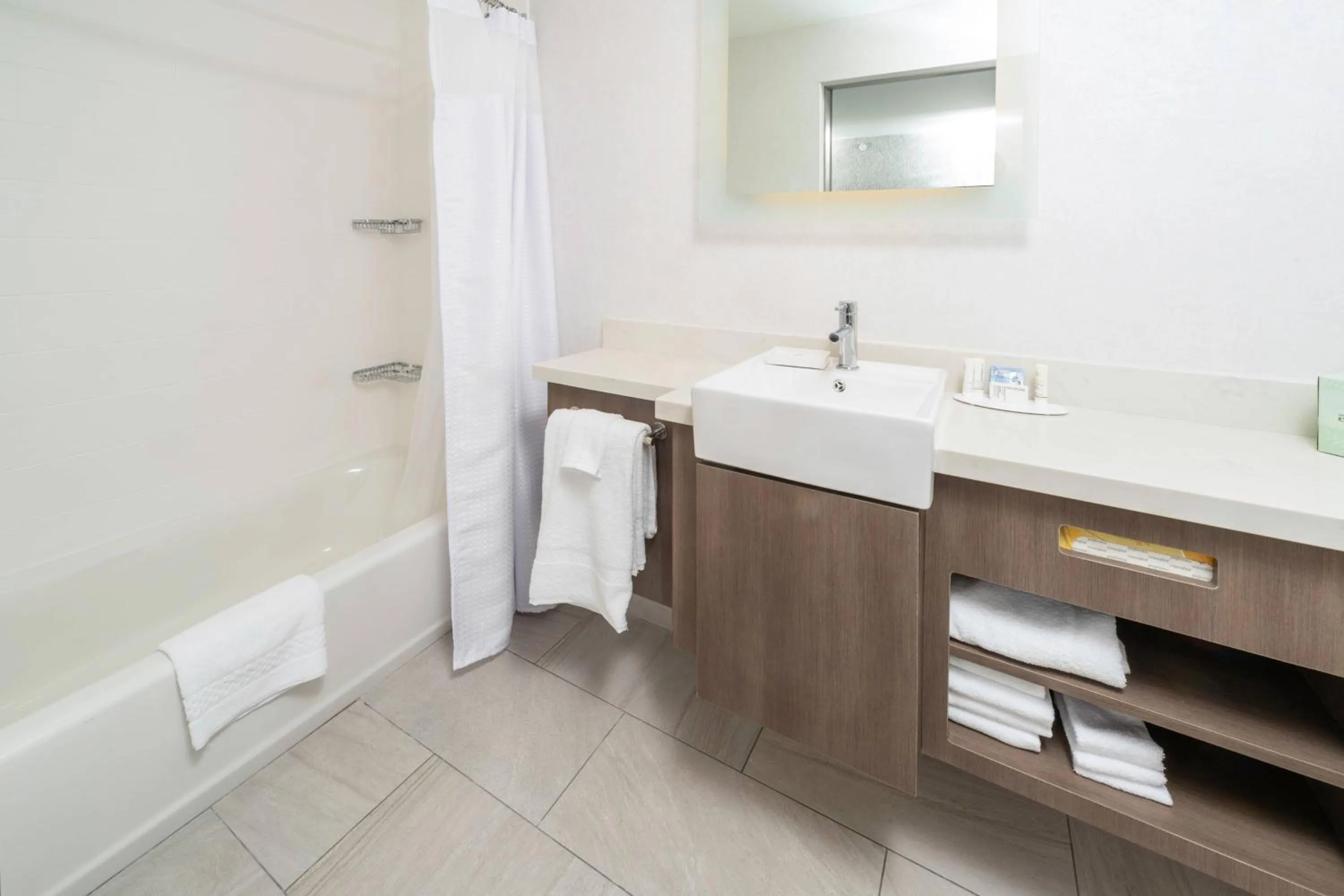 Bathroom in SpringHill Suites Island Park Yellowstone