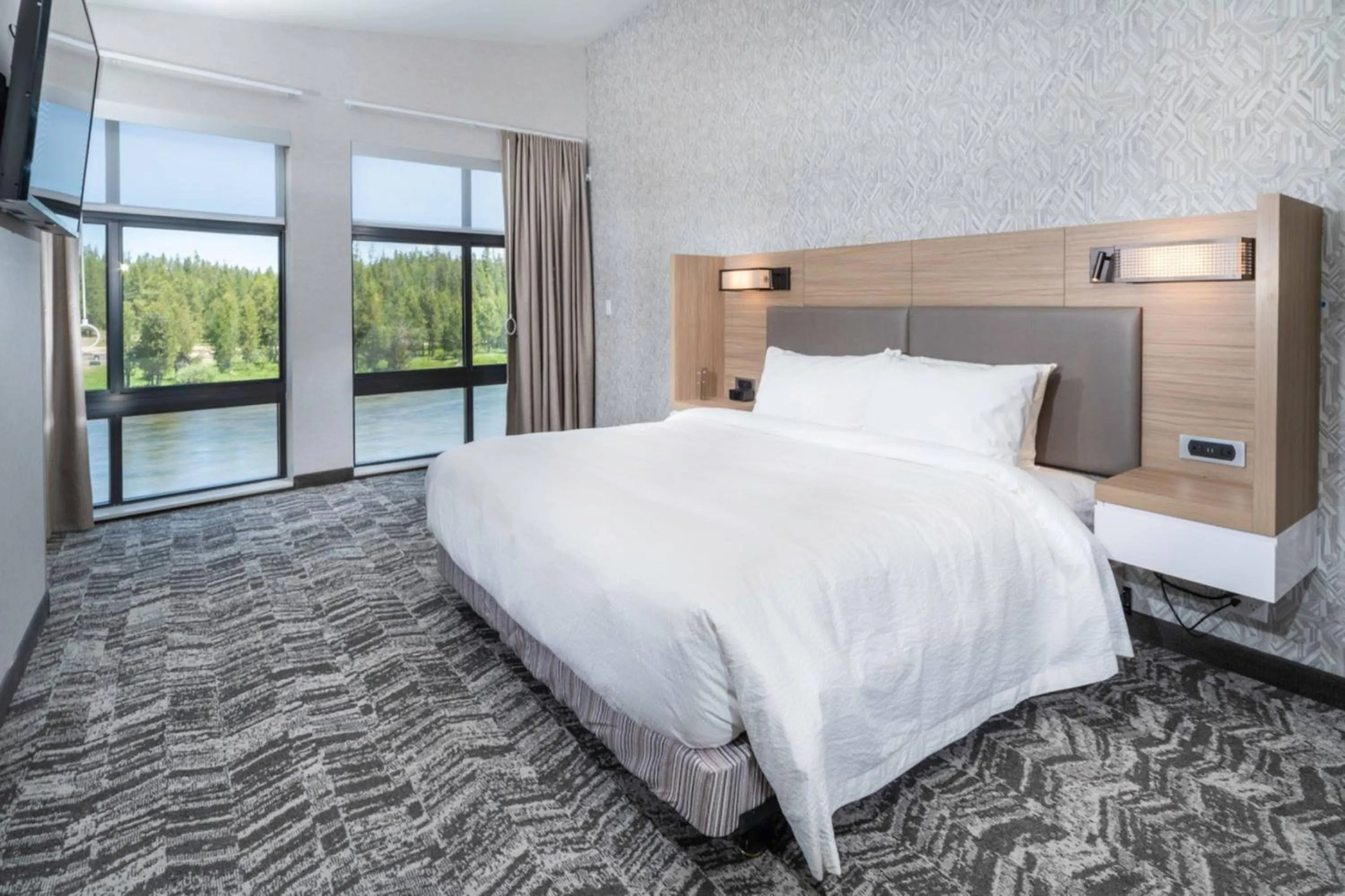 Photo of the whole room, Bed in SpringHill Suites Island Park Yellowstone