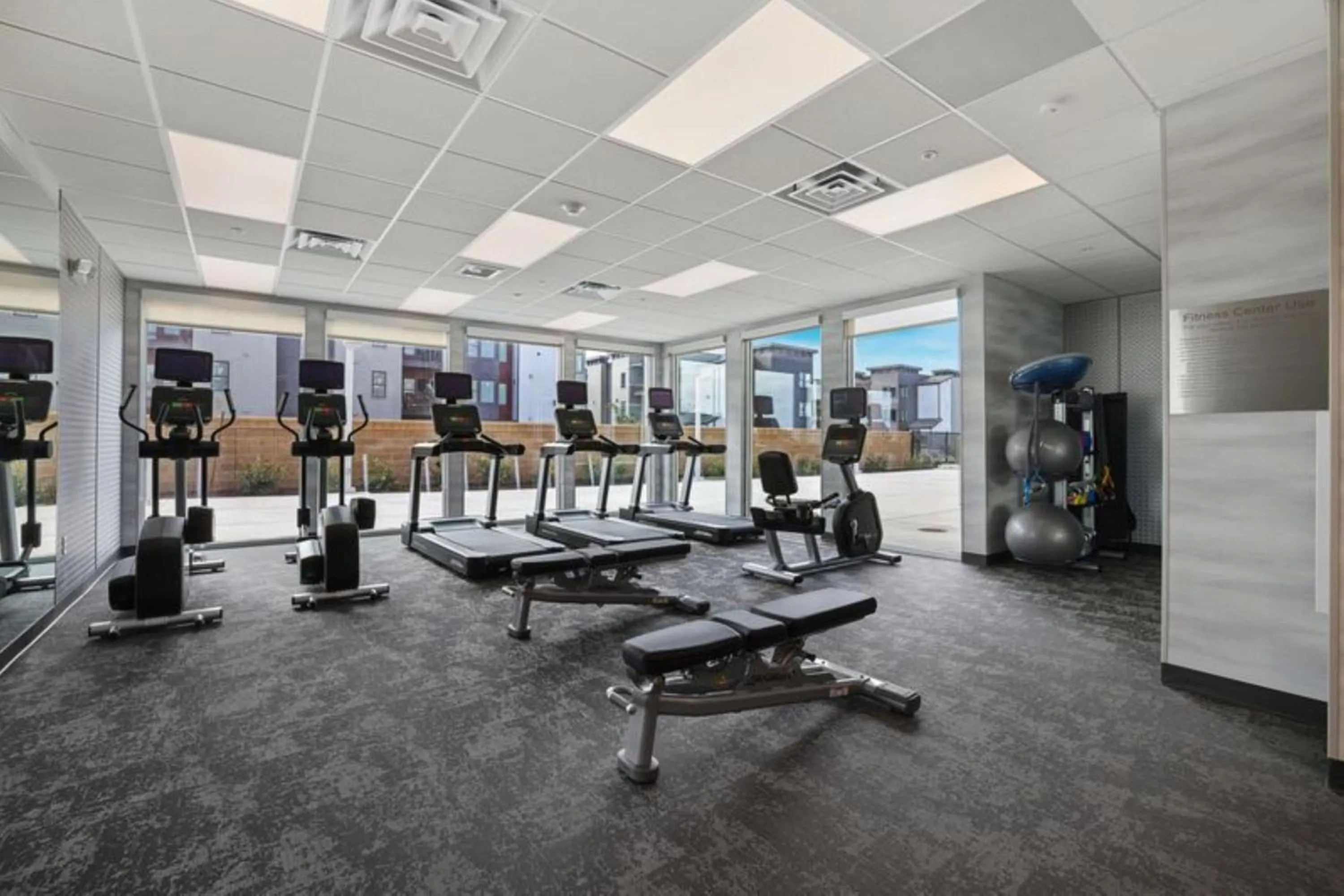 Fitness centre/facilities in Fairfield Inn & Suites by Marriott Lodi