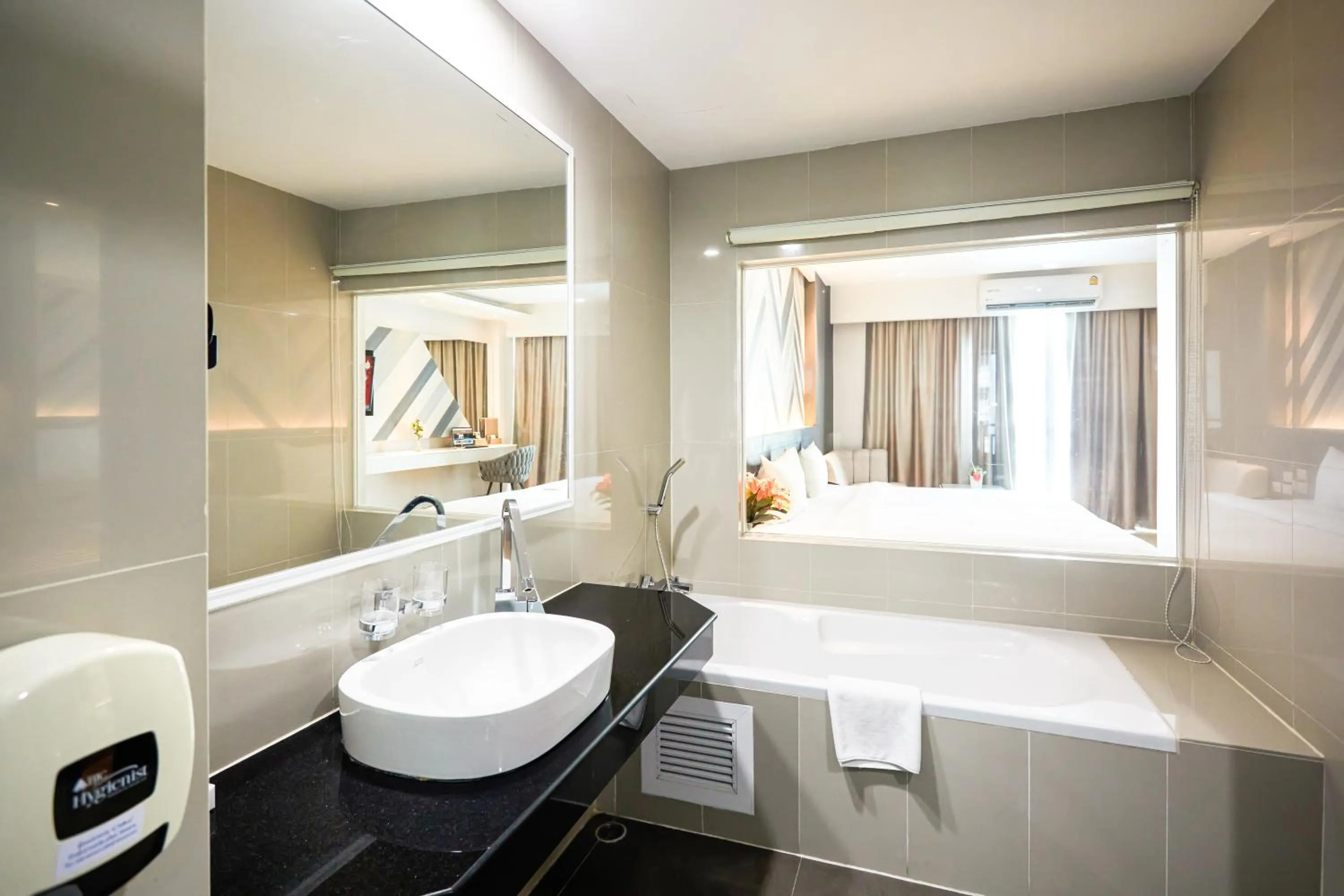 Bathroom in Golden City Rayong Hotel