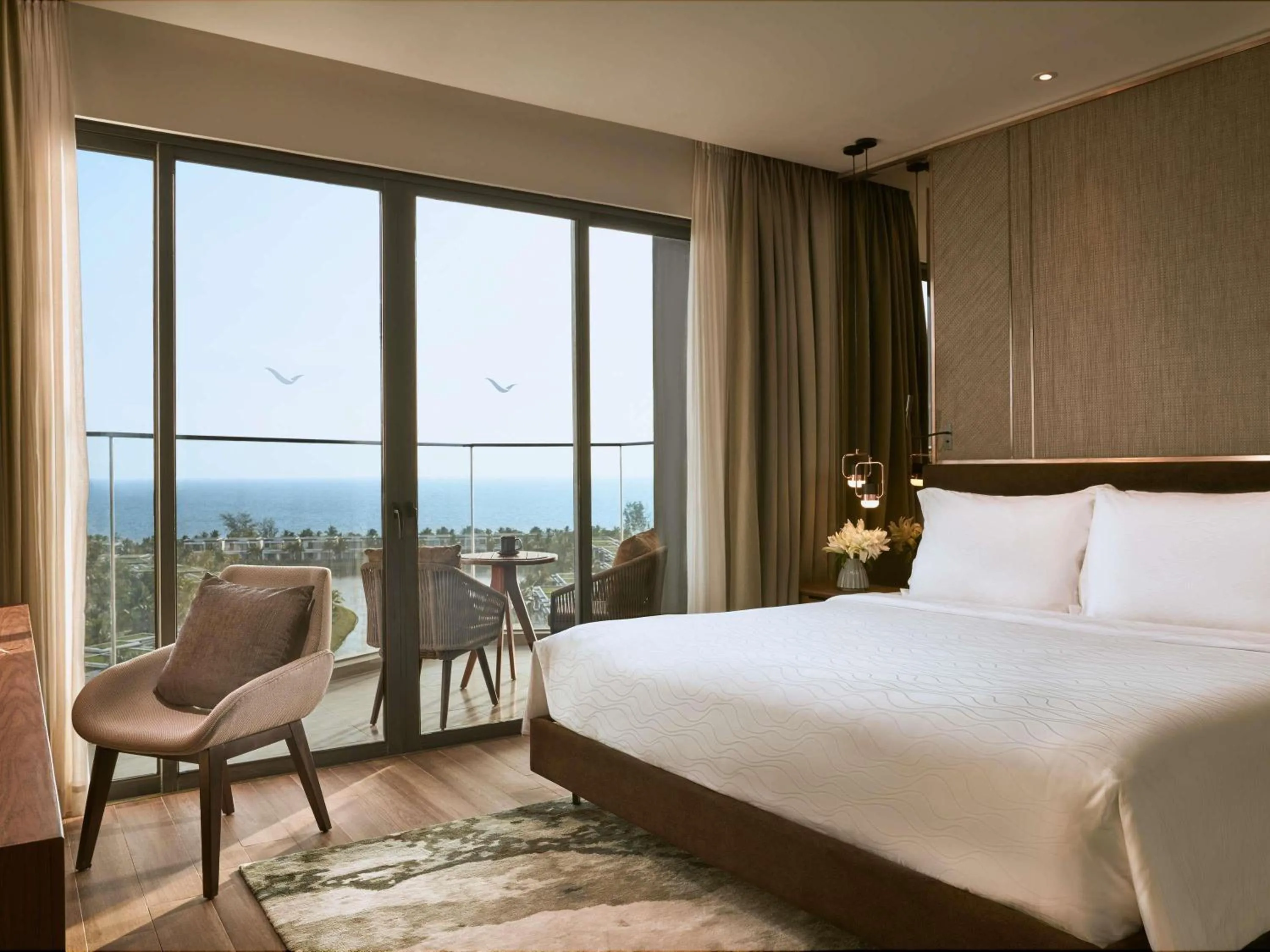 Bedroom, Bed in Mövenpick Villas & Residences Phu Quoc