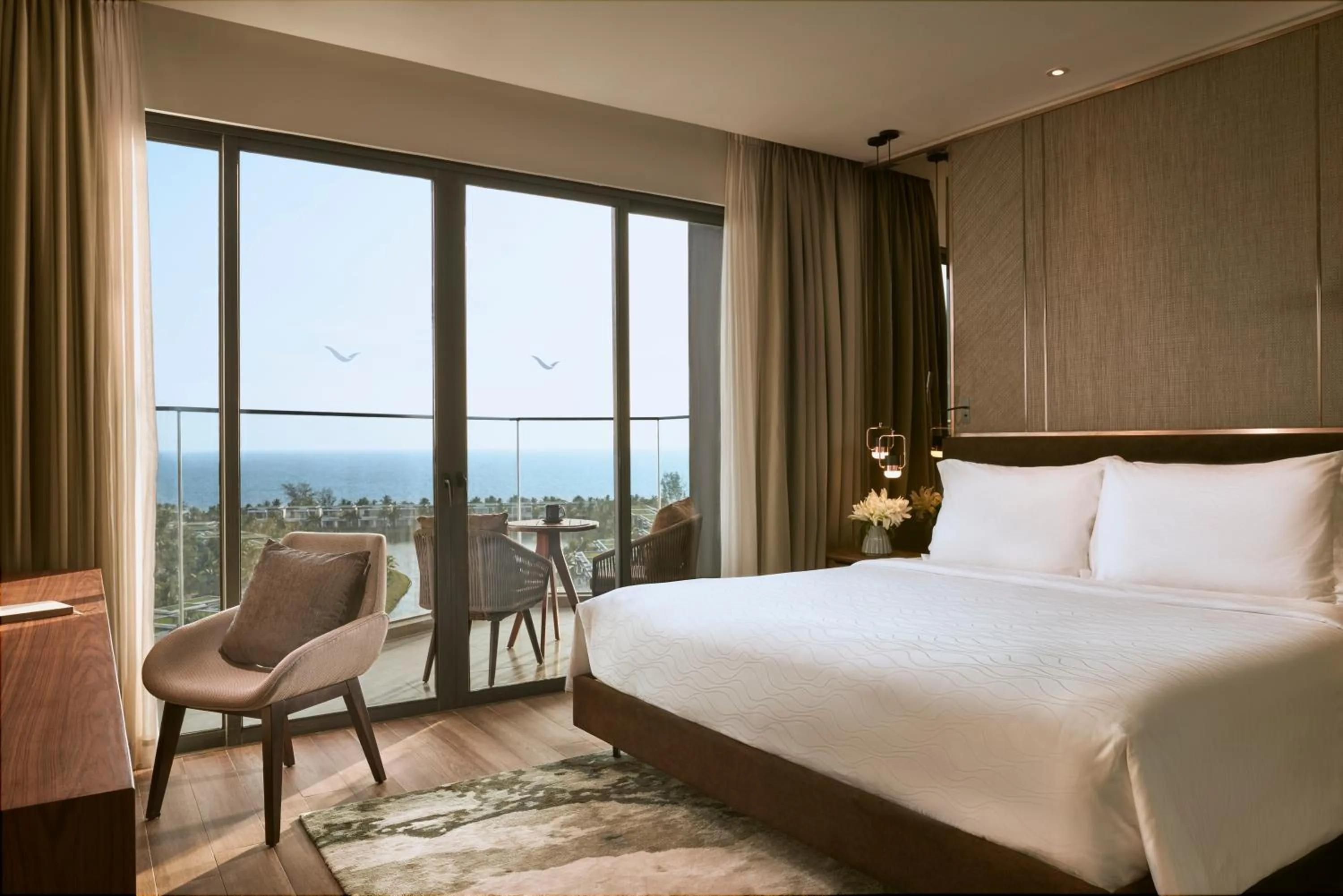 Bedroom, Bed in Mövenpick Villas & Residences Phu Quoc
