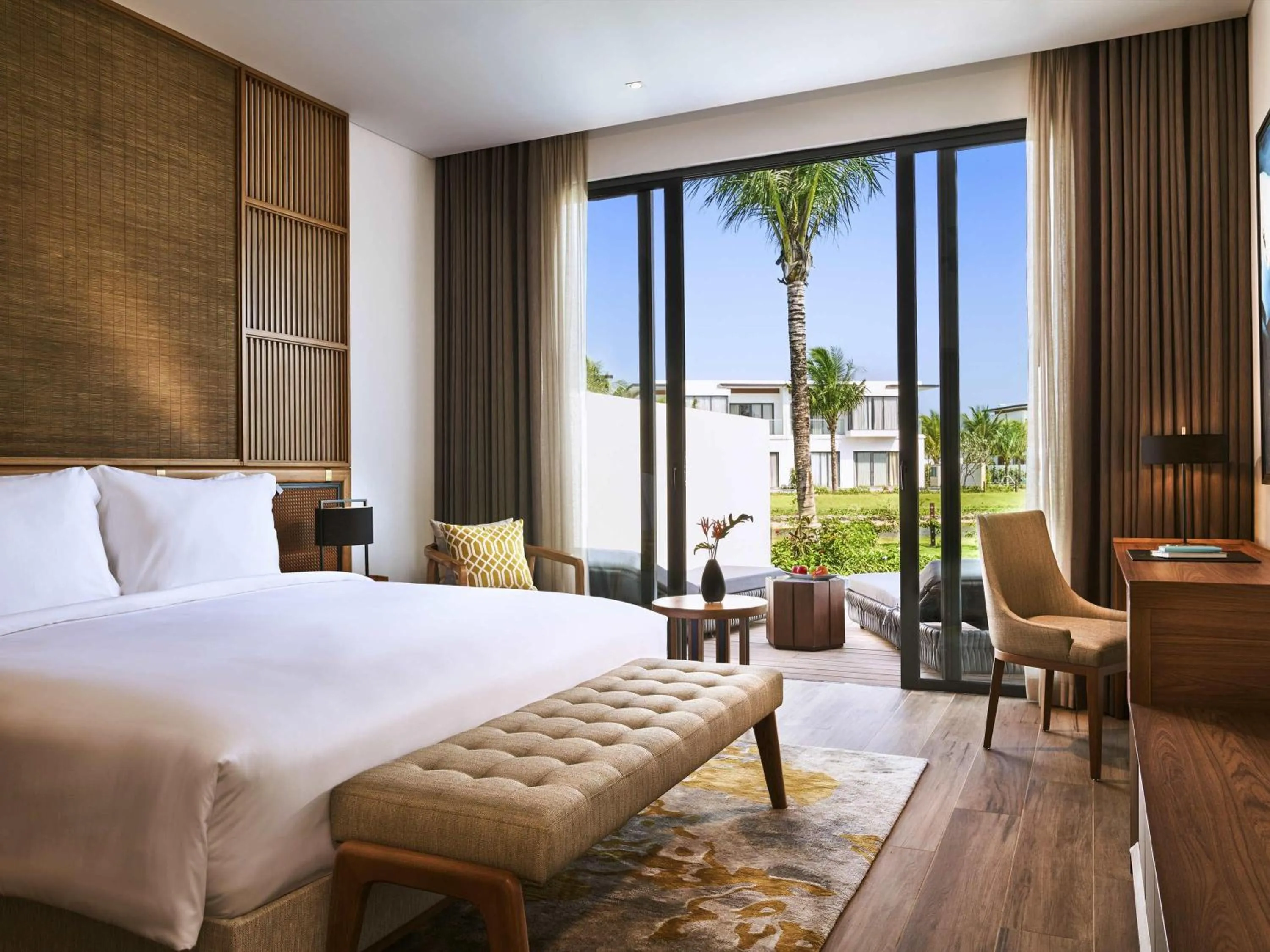 Bedroom, Bed in Mövenpick Villas & Residences Phu Quoc