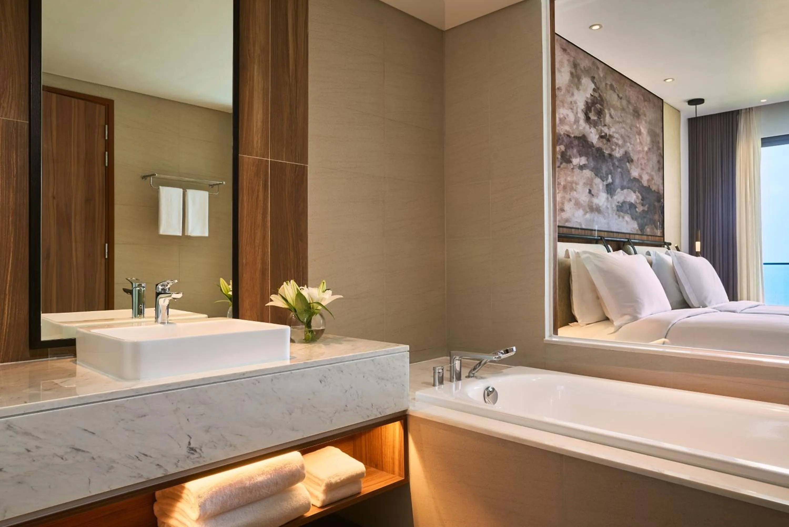 Toilet, Bed in Mövenpick Resort Waverly Phu Quoc