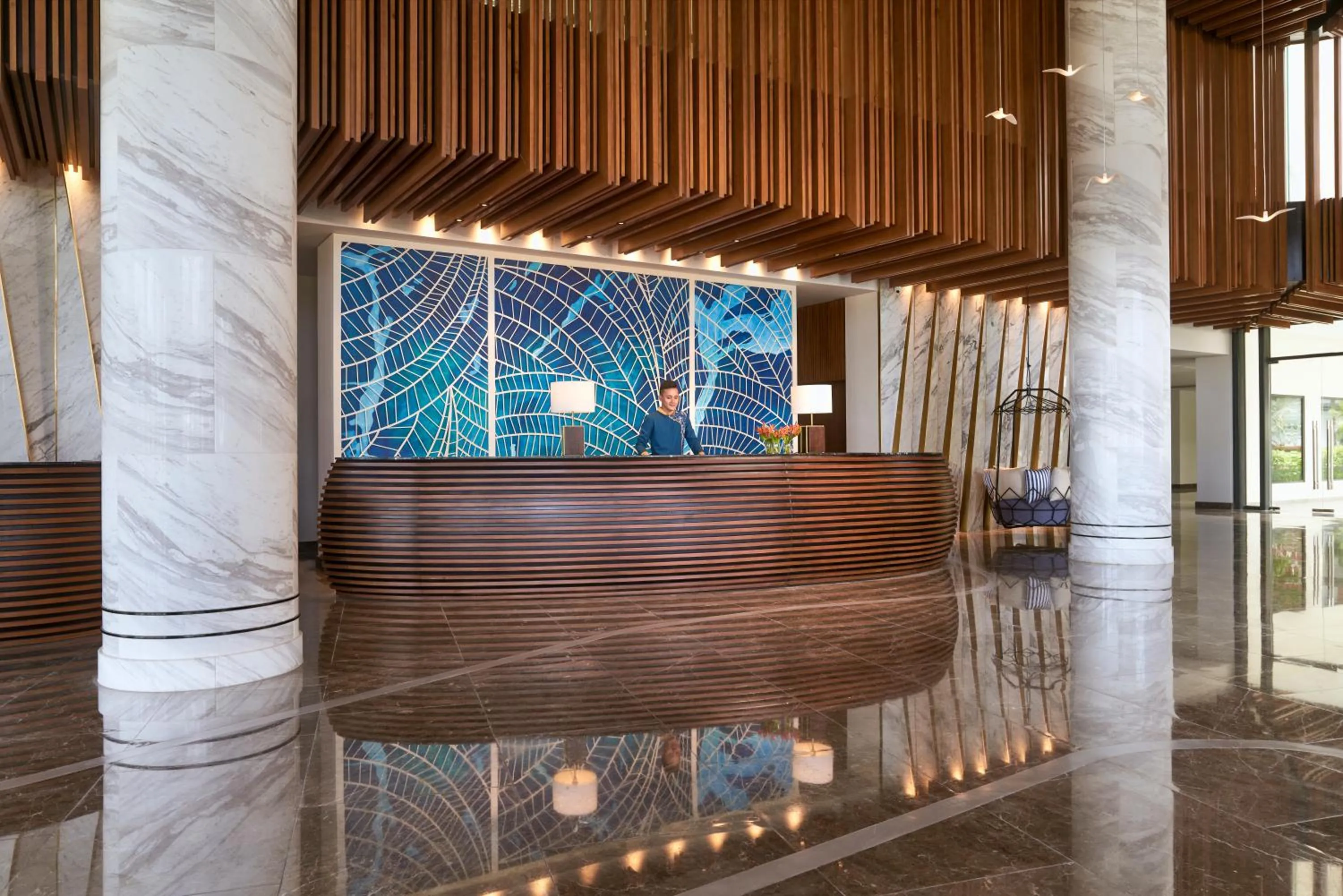 Lobby or reception in Mövenpick Resort Waverly Phu Quoc