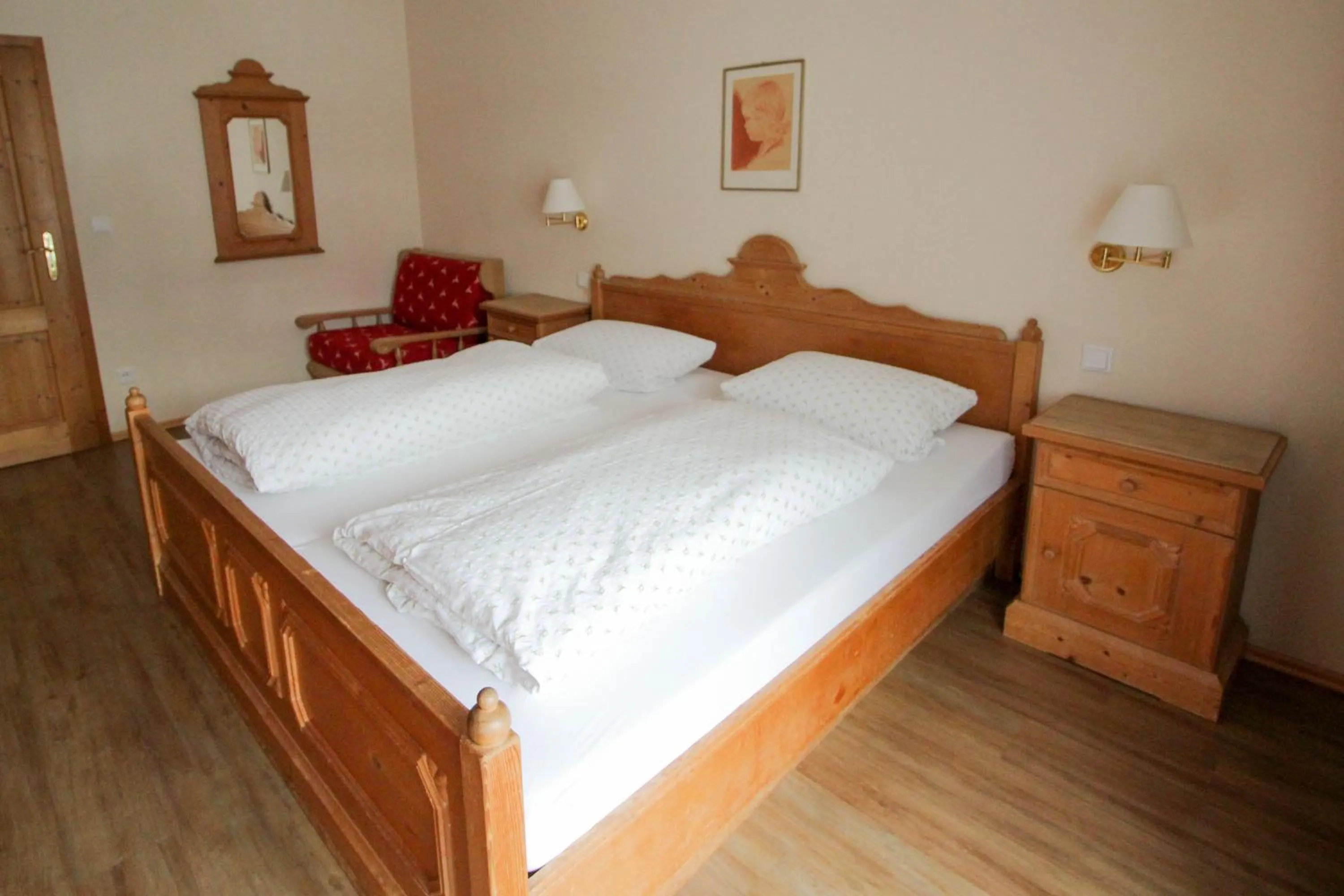 Bed in Apartments- und Ferienhaus Anton
