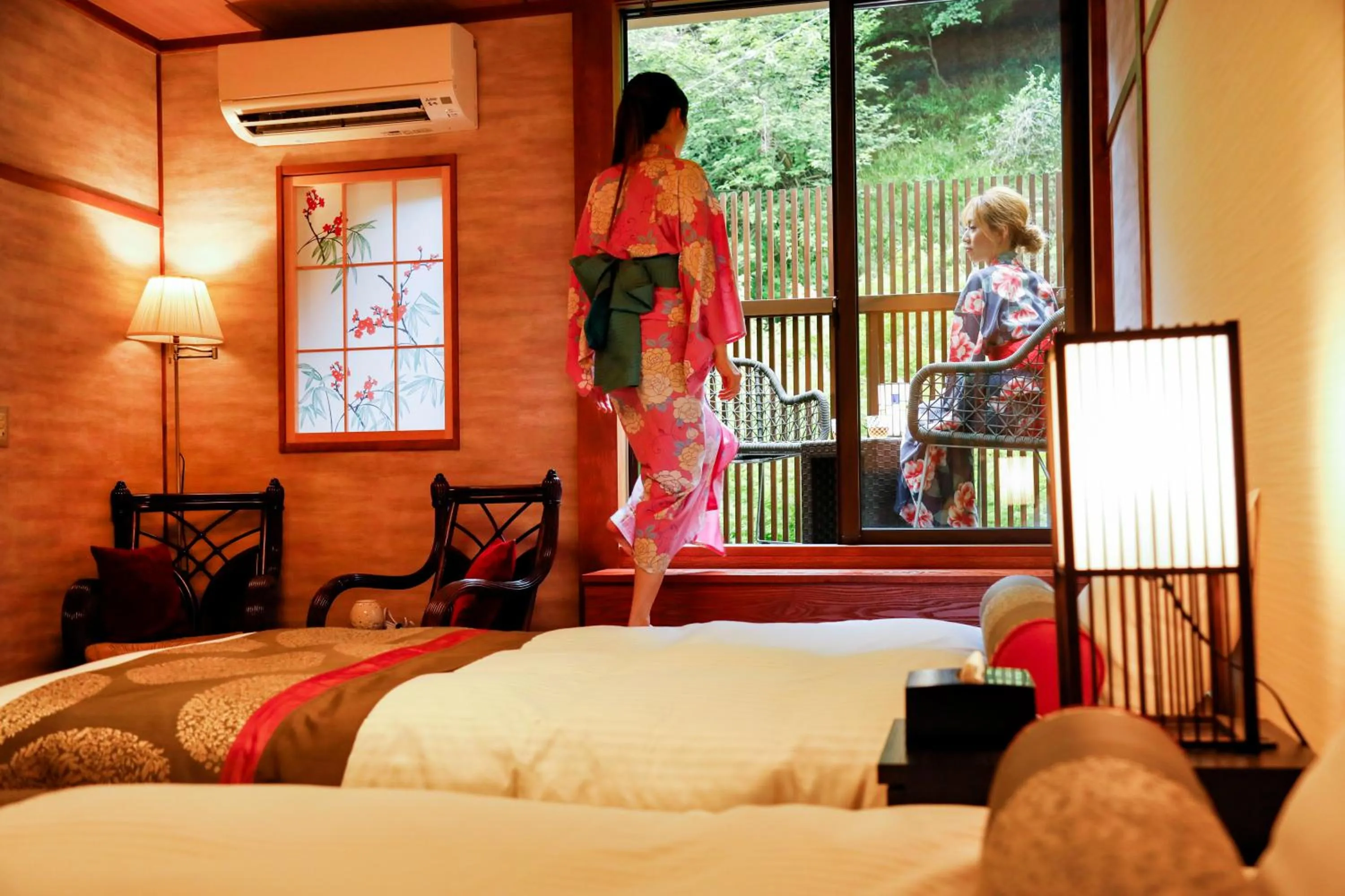 Bed in Kinosaki Tenboen