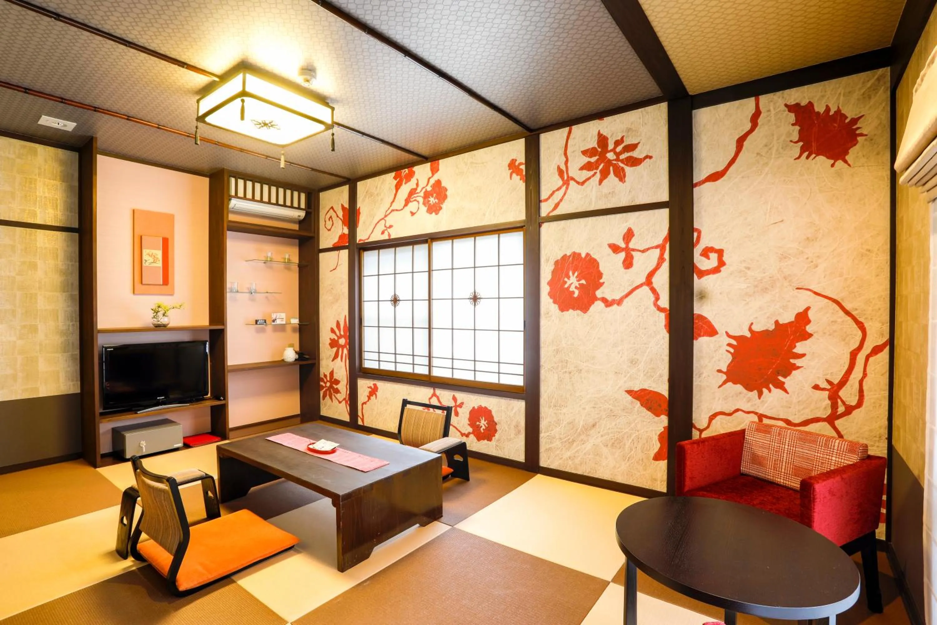 Photo of the whole room, Bed in Kinosaki Tenboen