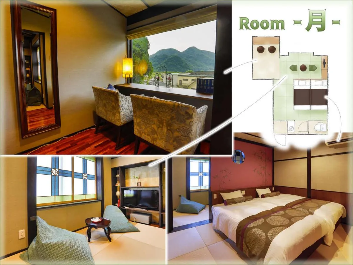 Floor plan, Bed in Kinosaki Tenboen