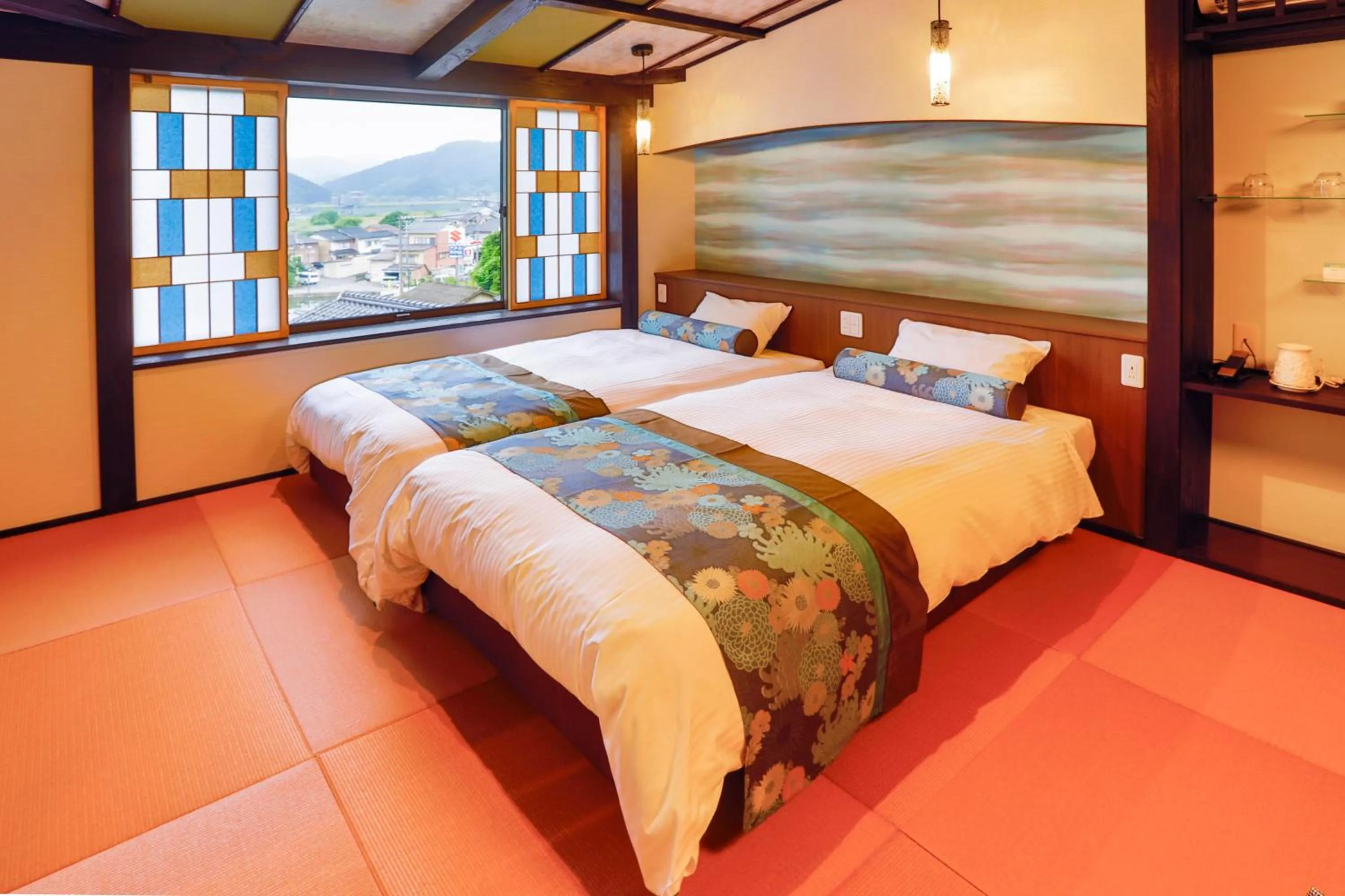 Bed in Kinosaki Tenboen