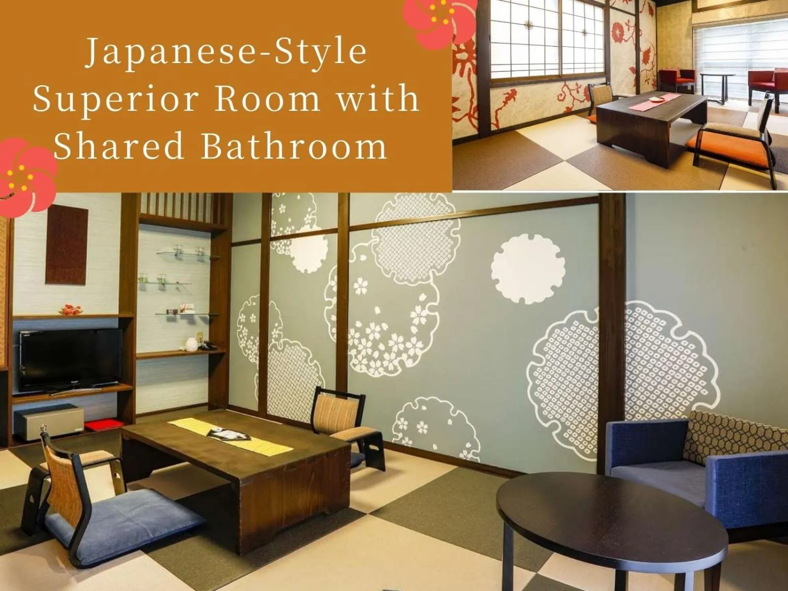 Photo of the whole room in Kinosaki Tenboen