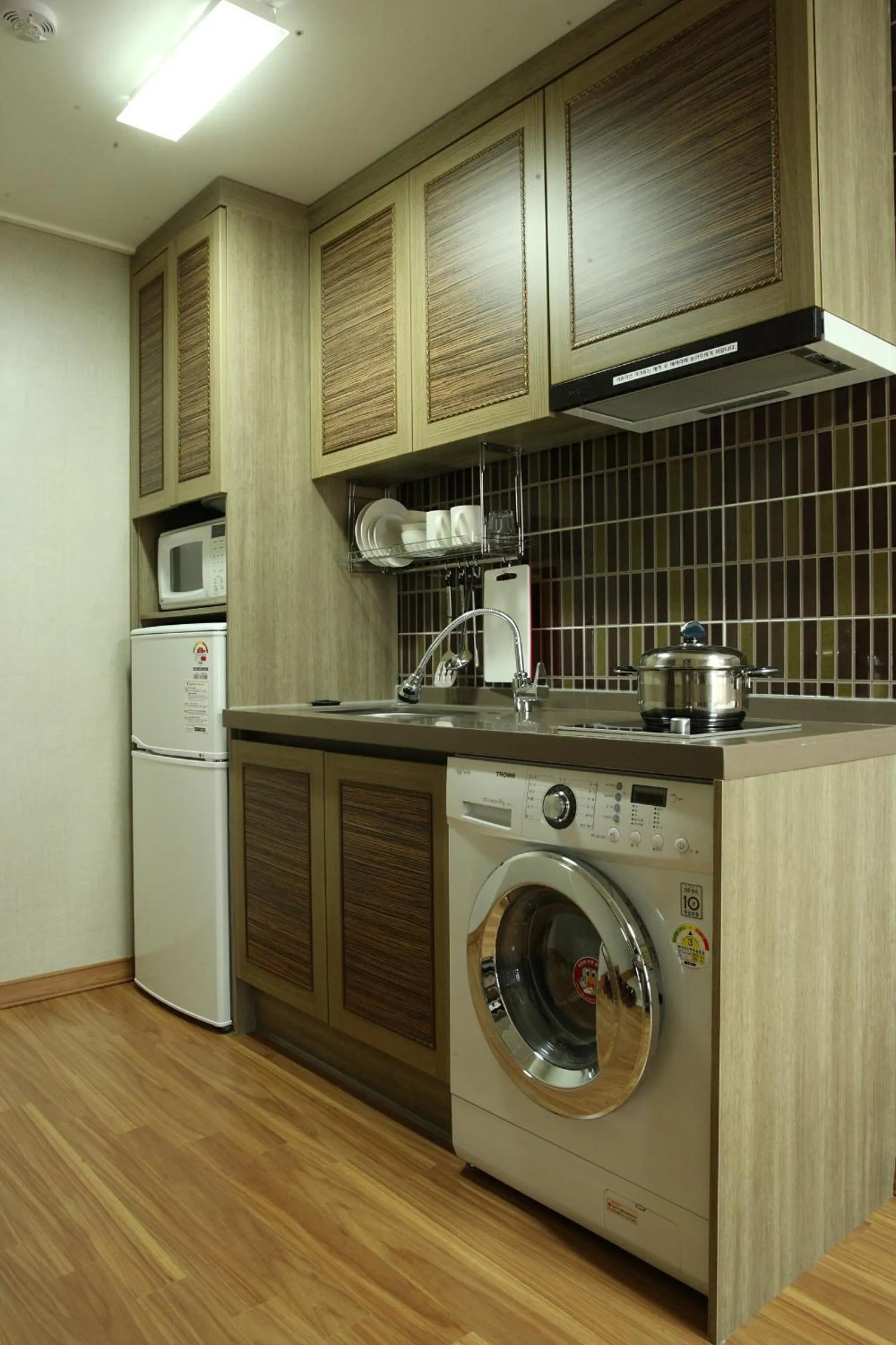 Kitchen or kitchenette in Residence Hotel Lamia