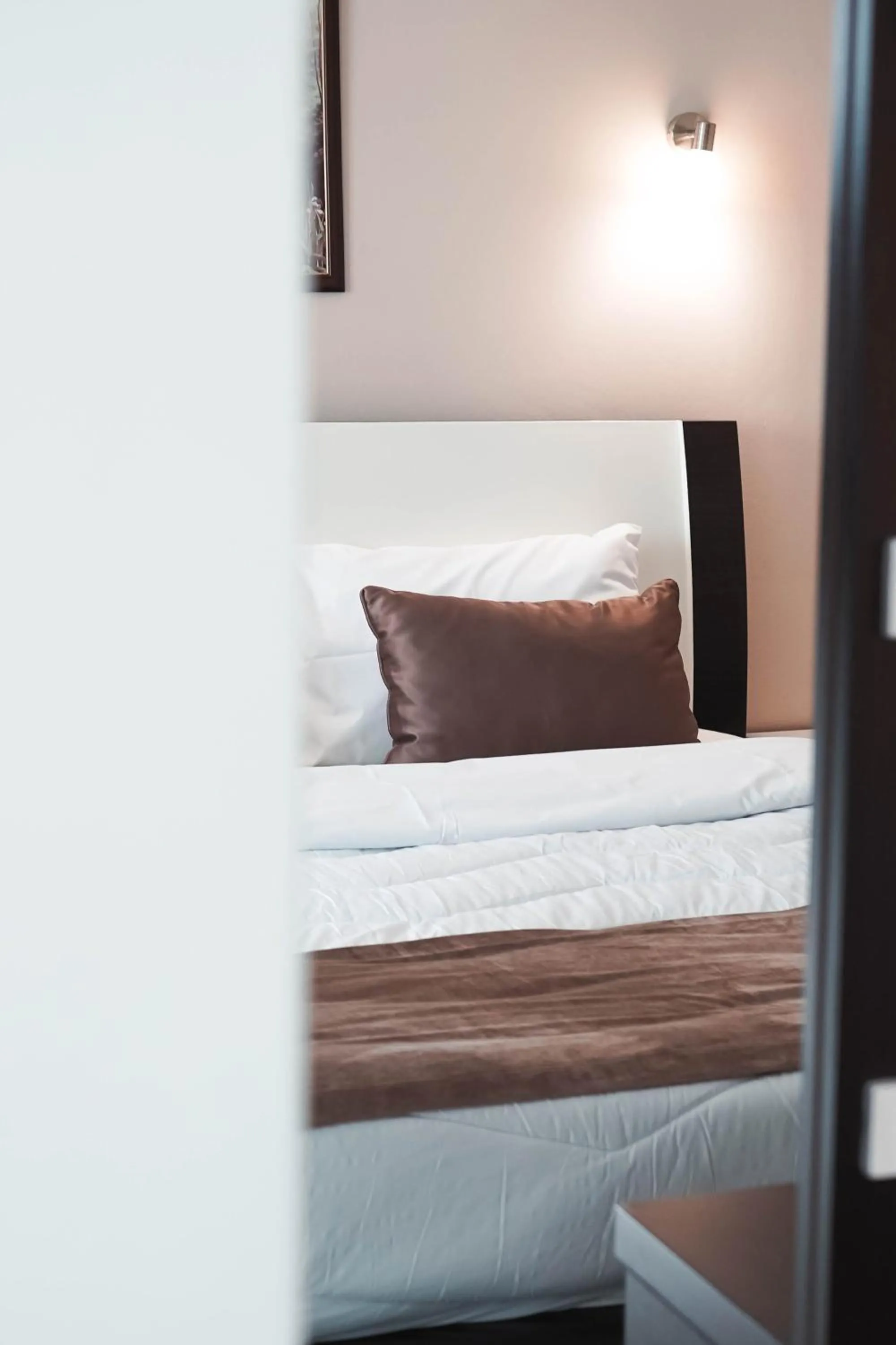 Bed in Hotel Kristal