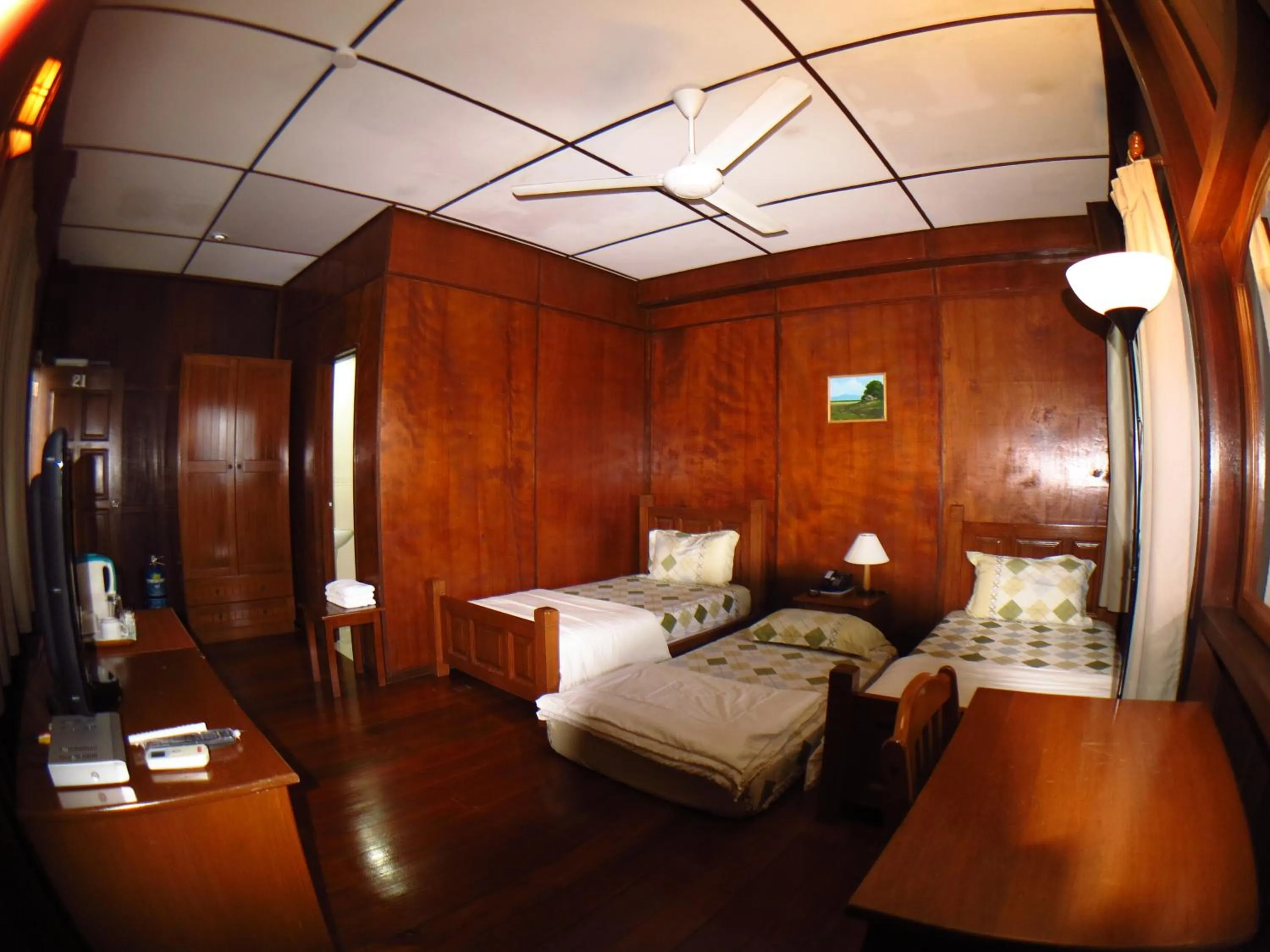 Bed in Rose Garden Resort