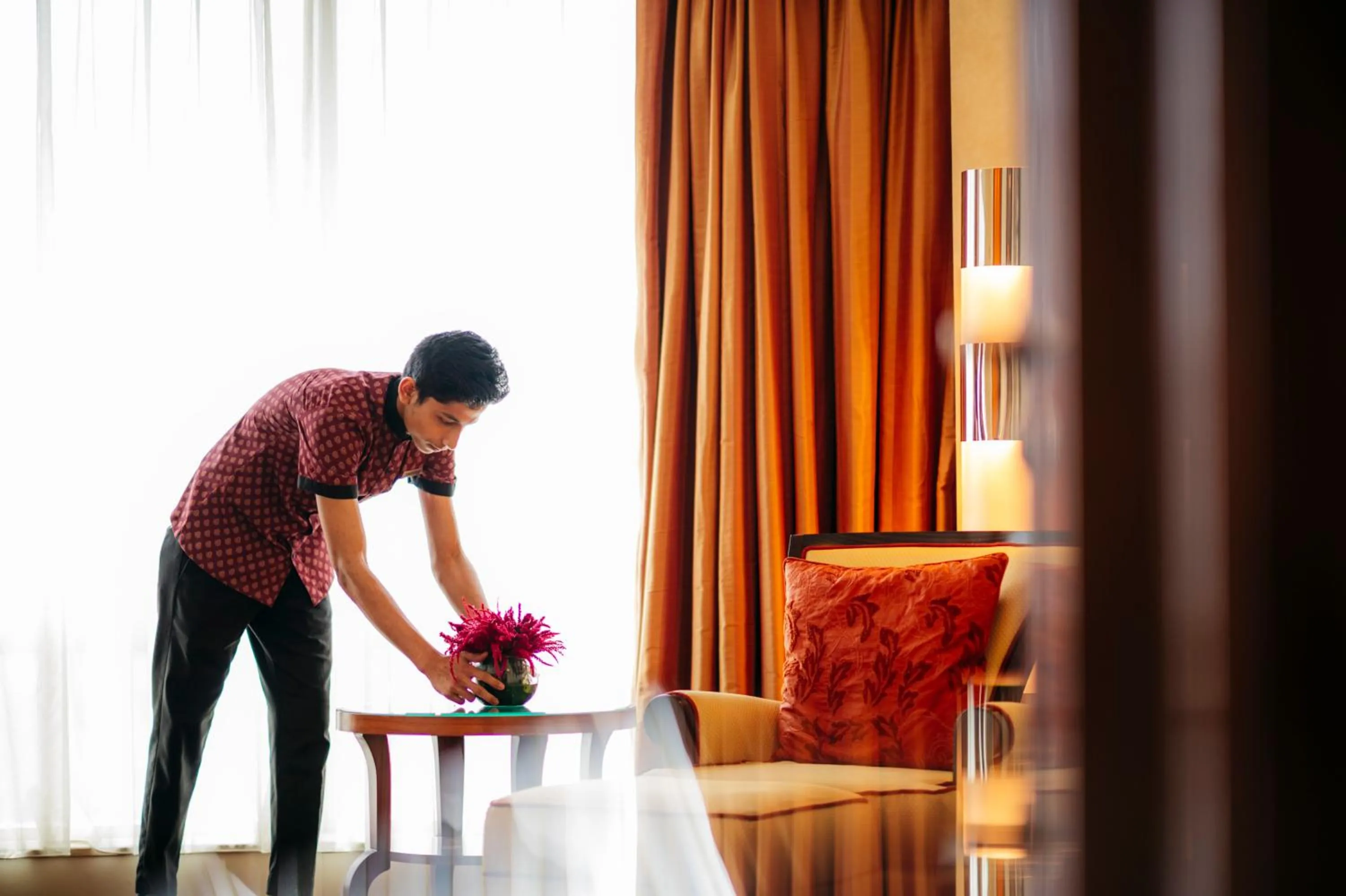 room service in The Ritz-Carlton, Bangalore