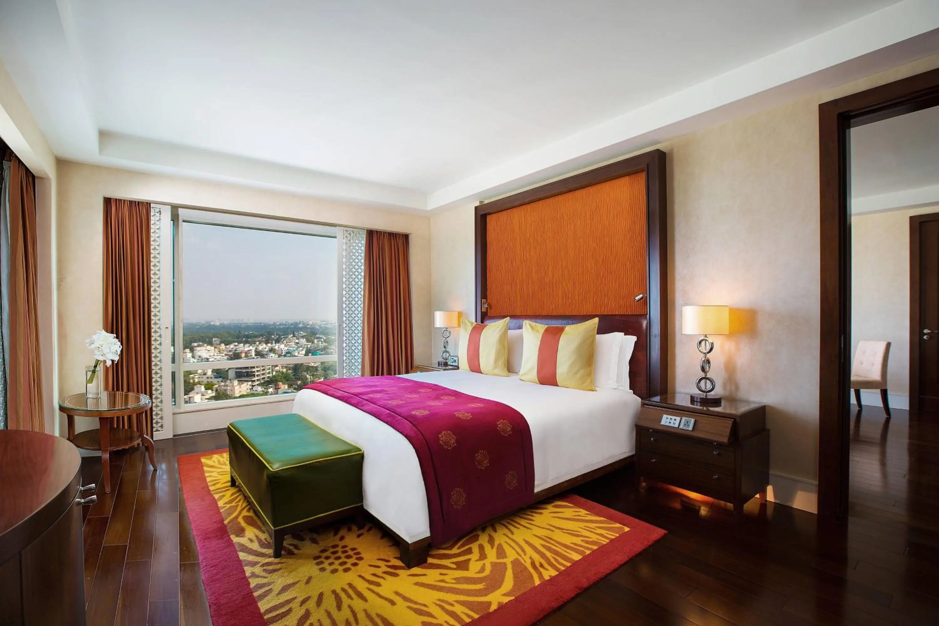 Bedroom, Bed in The Ritz-Carlton, Bangalore