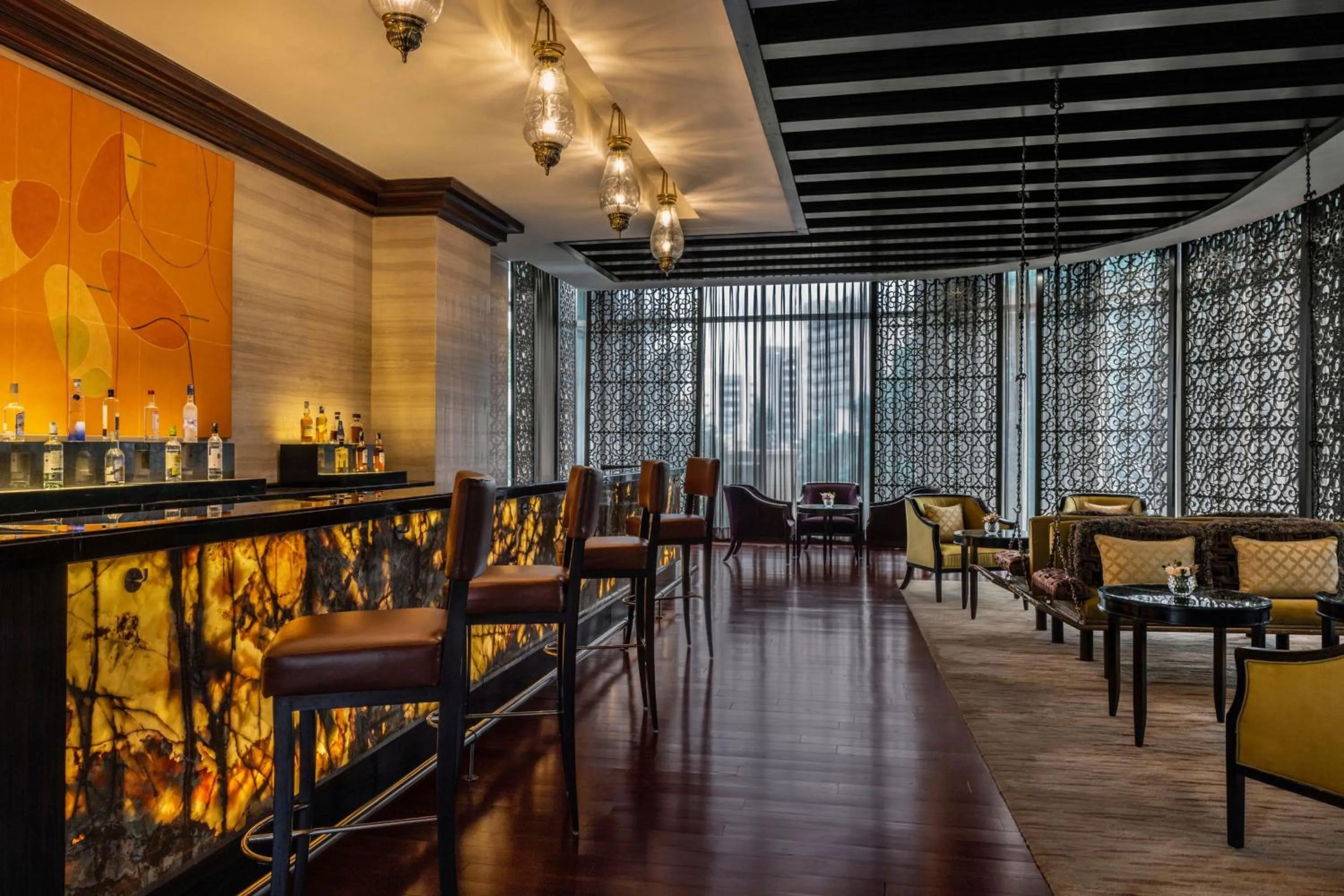 Lounge or bar in The Ritz-Carlton, Bangalore