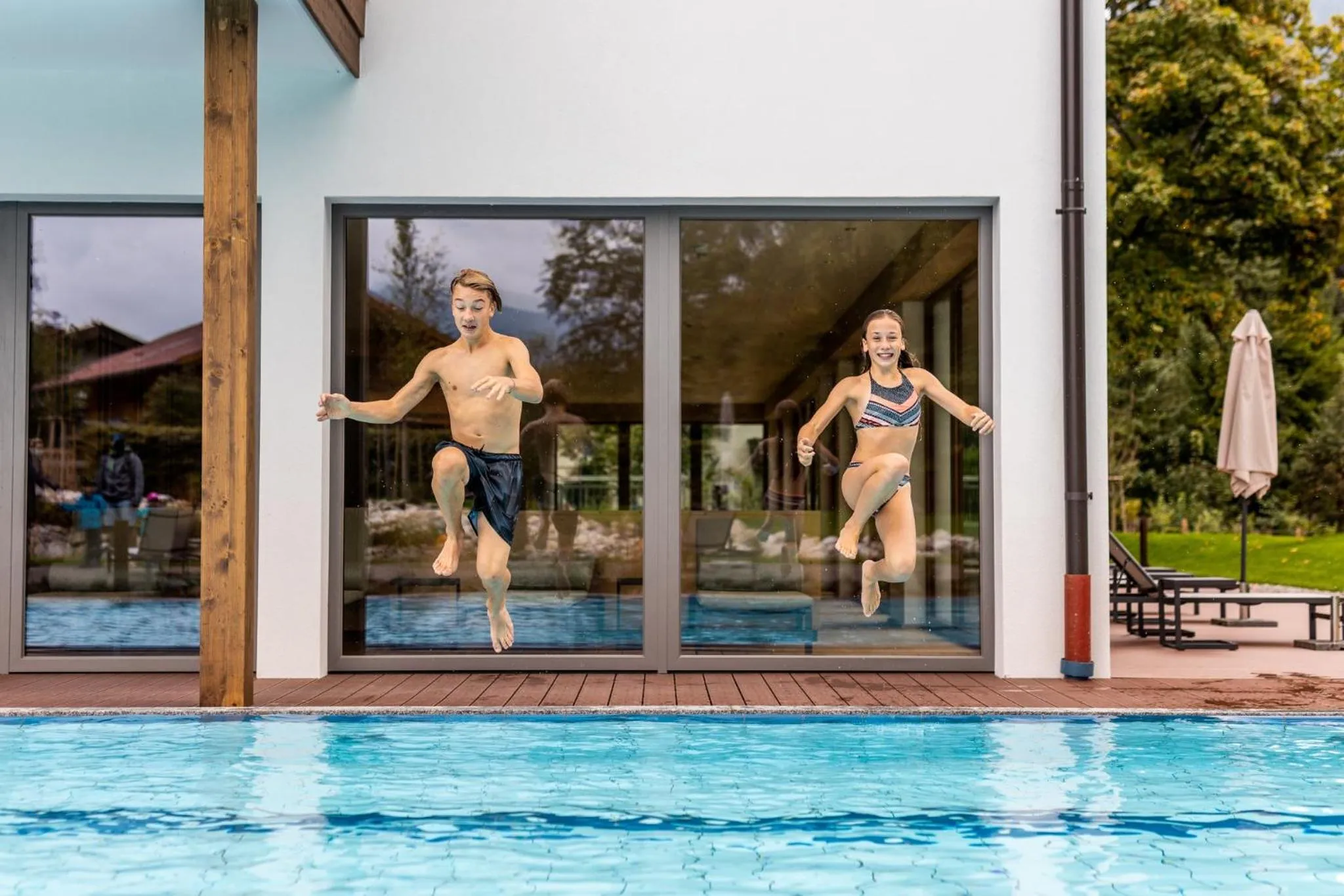 Swimming pool in Das Bayrischzell Familotel Oberbayern