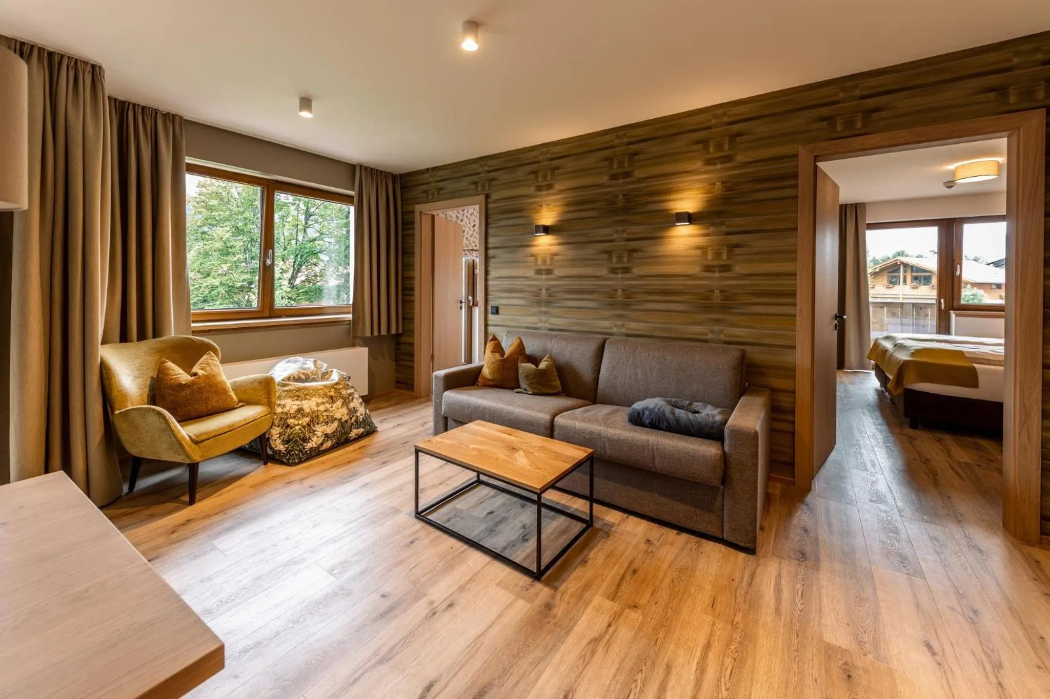 Living room in Das Bayrischzell Familotel Oberbayern