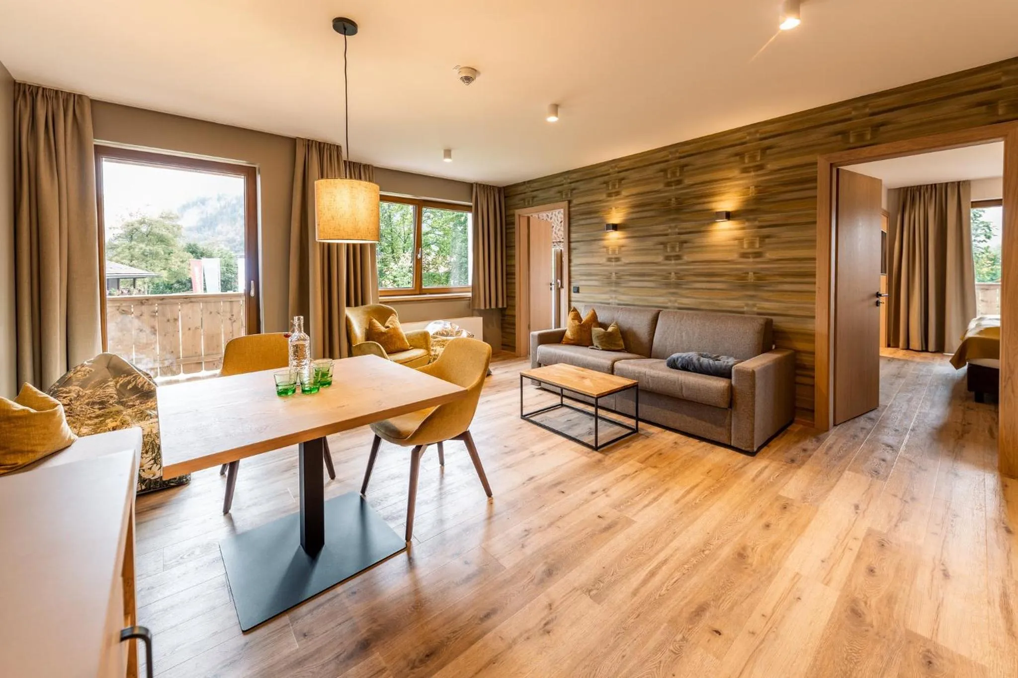 Living room in Das Bayrischzell Familotel Oberbayern