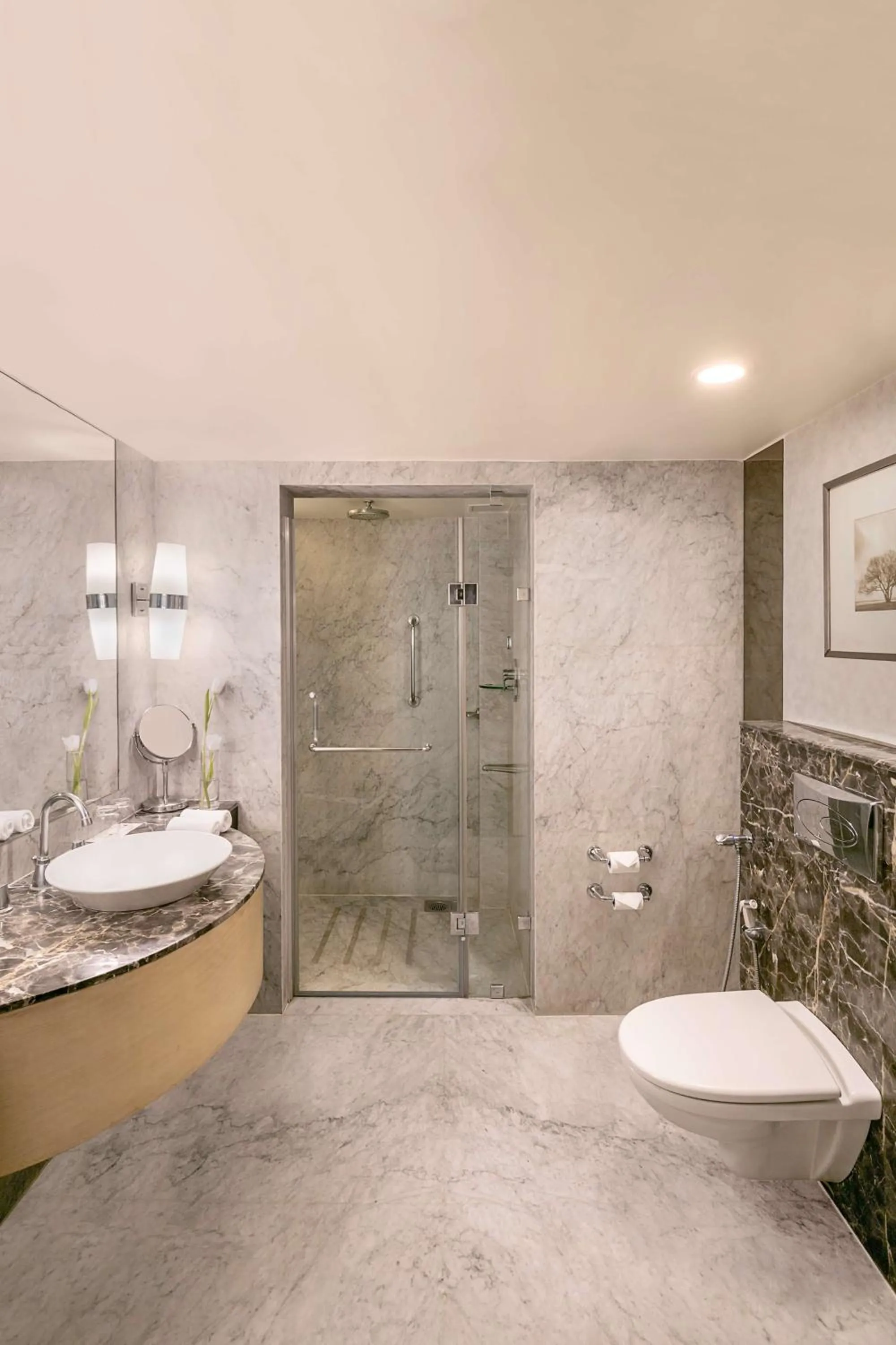 Bathroom in Radisson Blu Hotel Ahmedabad