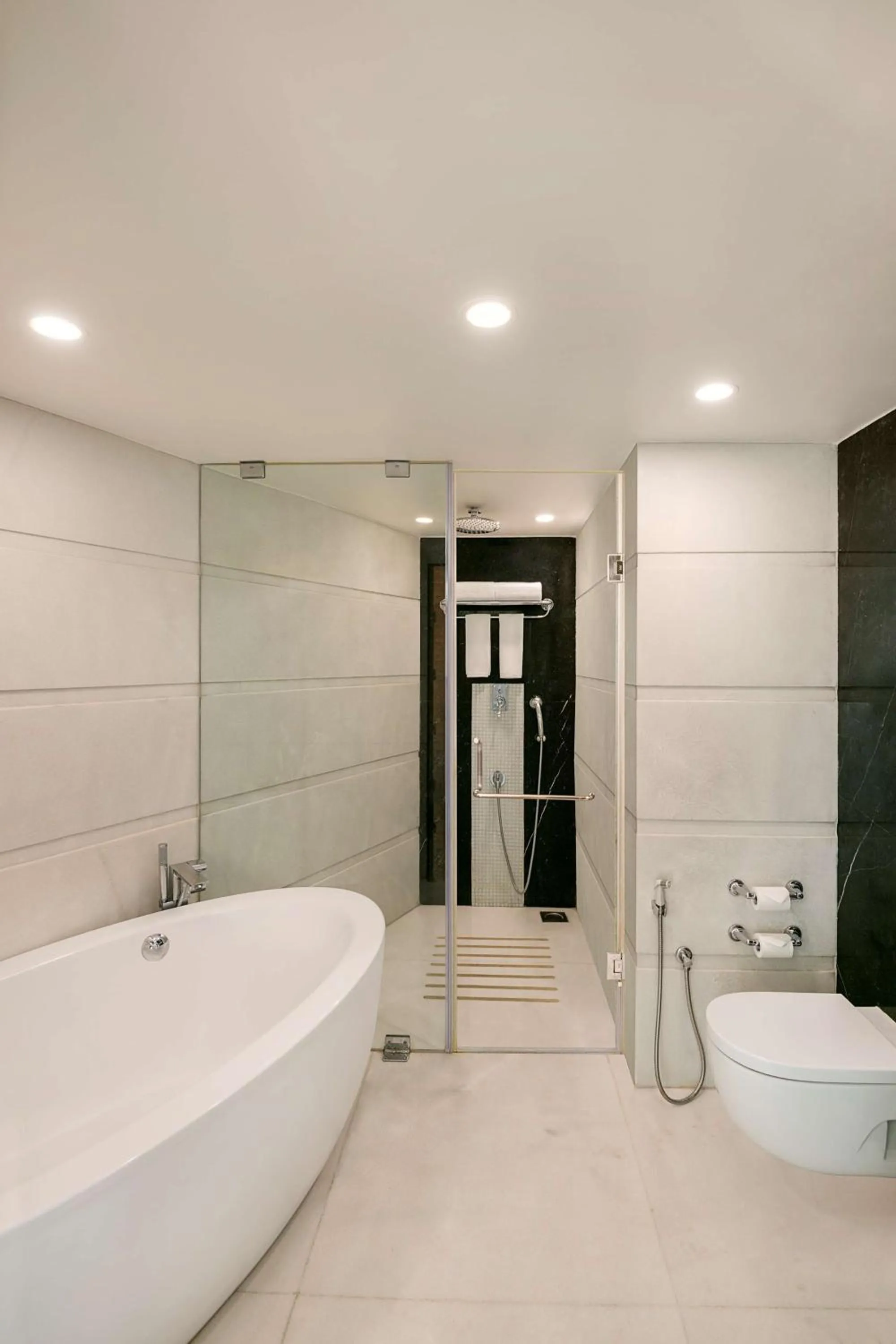 Bathroom in Radisson Blu Hotel Ahmedabad