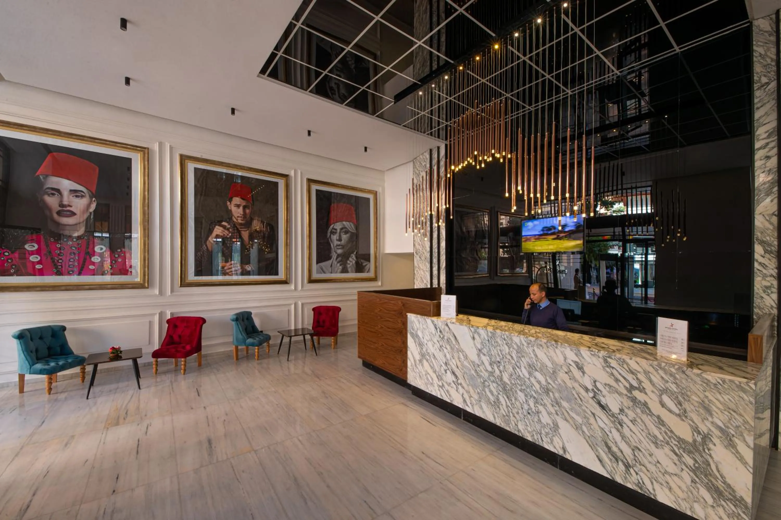 Lobby or reception in Stars Hotel & Spa