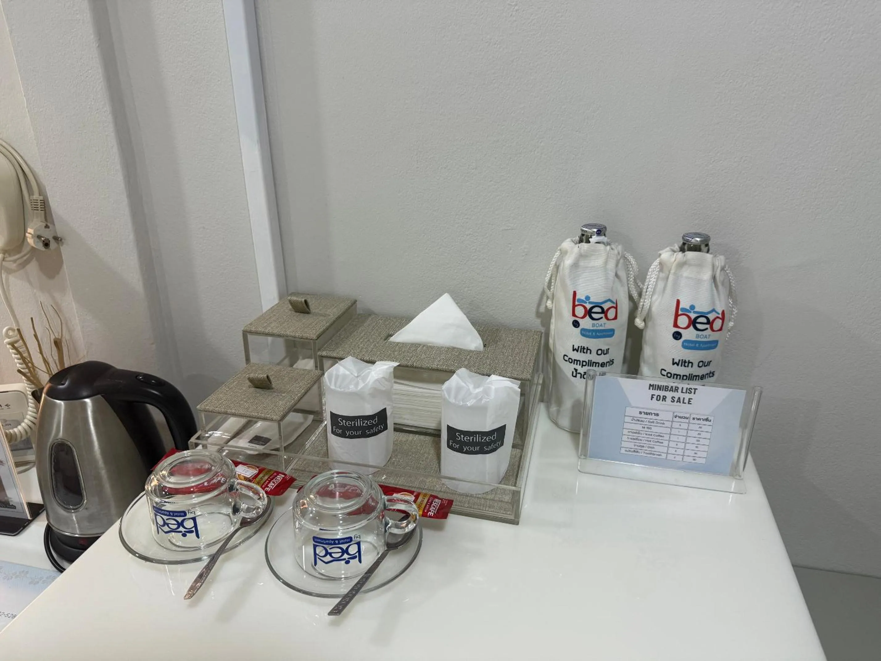 Coffee/tea facilities in Bed By Boat @Nonthaburi Pier