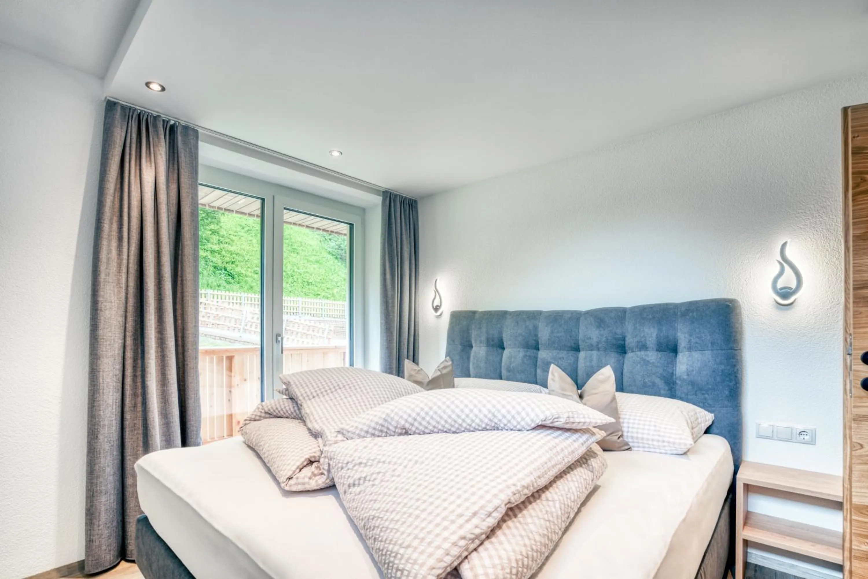 Bedroom, Bed in Apart Gstrein - including Silvretta Premium Summercard
