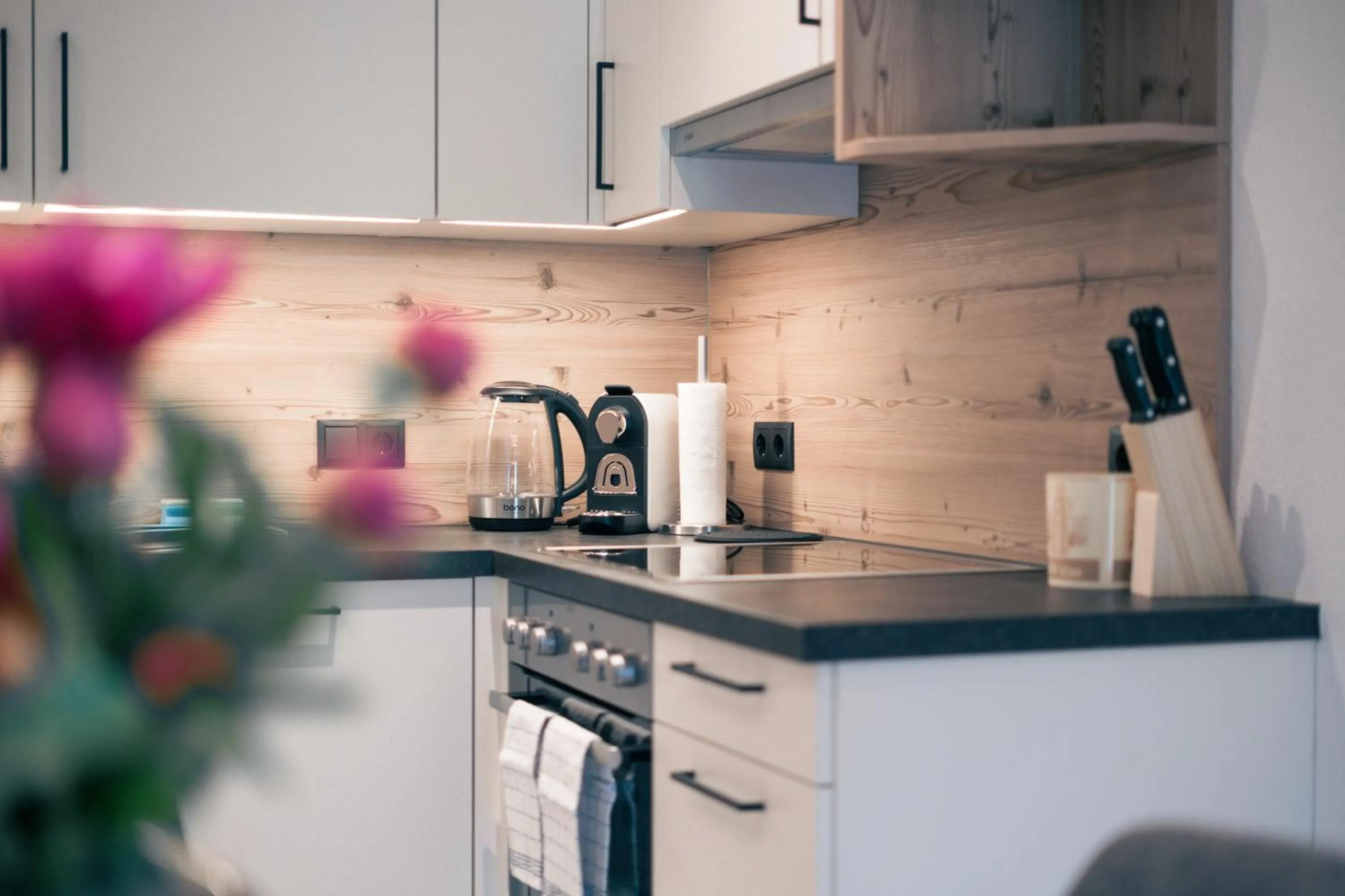 Kitchen or kitchenette in Apart Gstrein - including Silvretta Premium Summercard